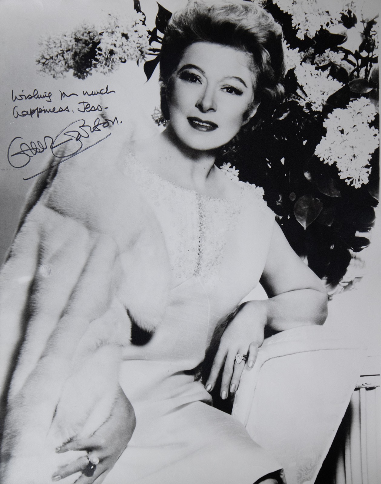 GREER GARSON - AUTOGRAPHED INSCRIBED PHOTOGRAPH