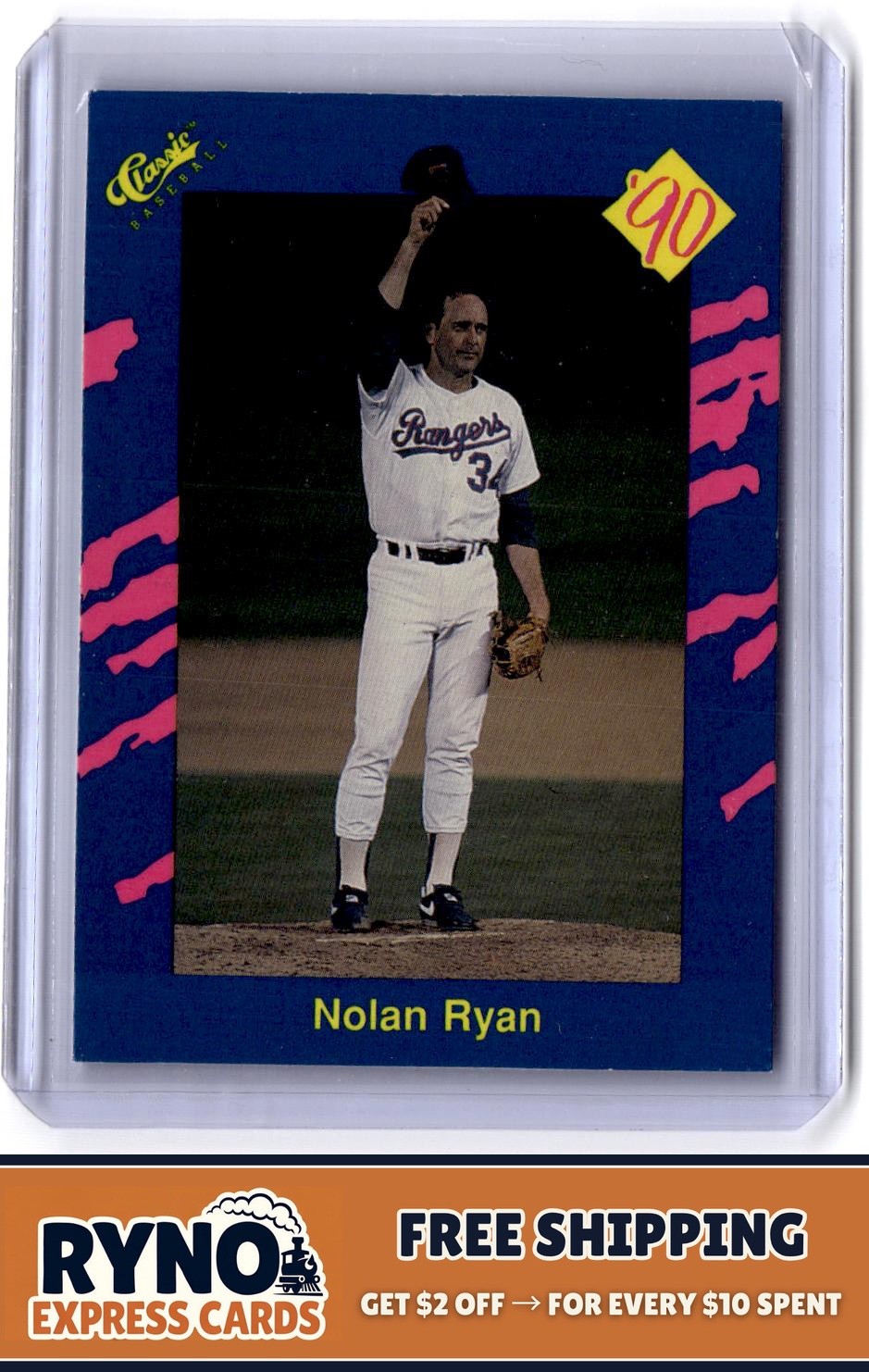 Nolan Ryan 1990 Classic Blue #1 Nolan Ryan 1990 Classic Blue #1