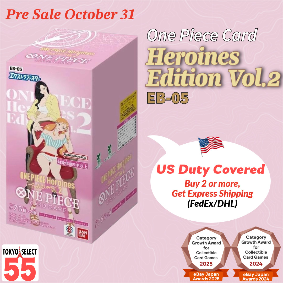 Heroines Edition Vol.2 EB-05 Extra Booster Box Japanese SEALED ONE PIECE PSL