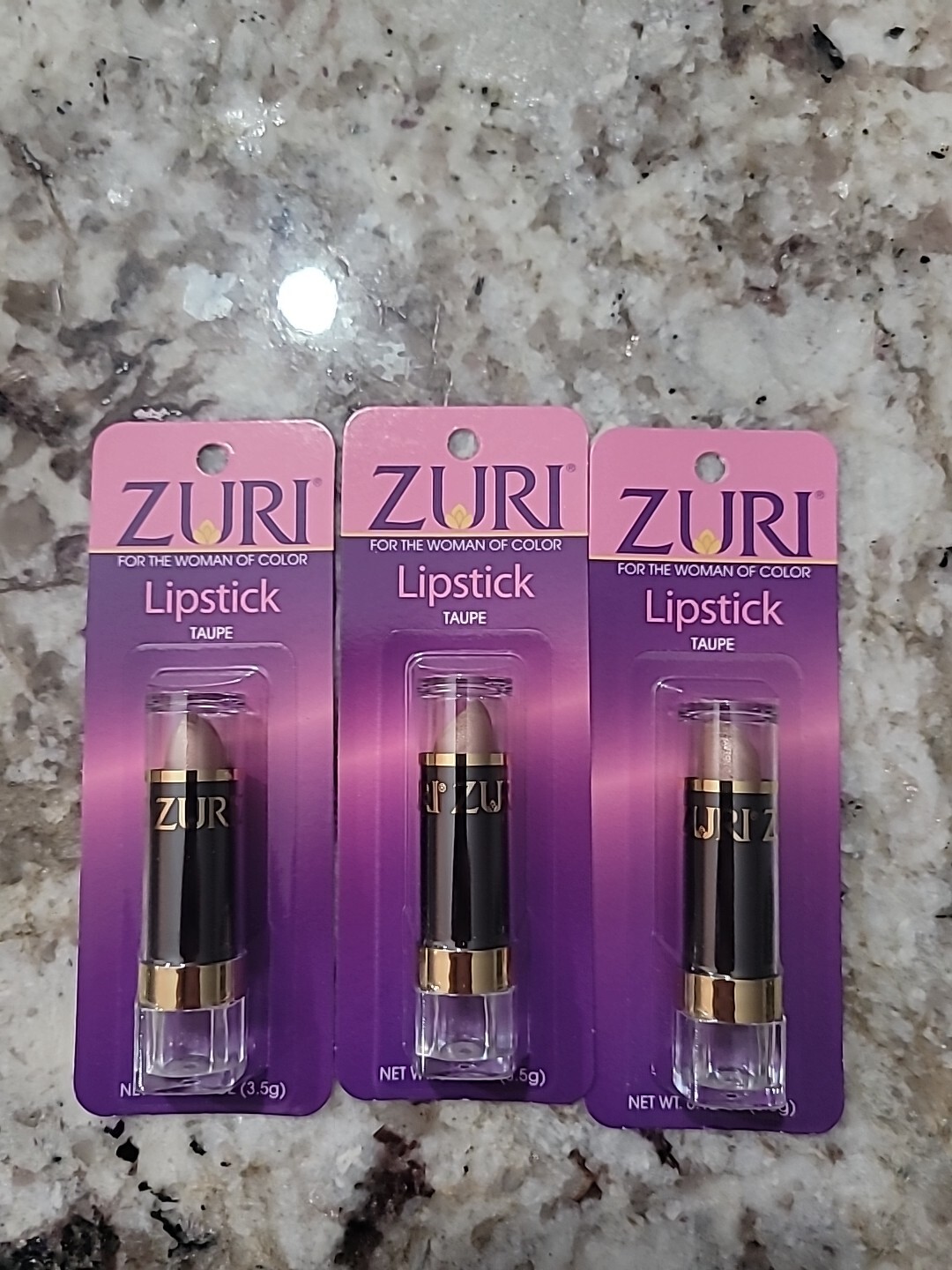 Zuri Lipstick - TAUPE ( 3 Pack ) BRAND NEW Zuri Lipstick - TAUPE ( 3 Pack ) BRAND NEW