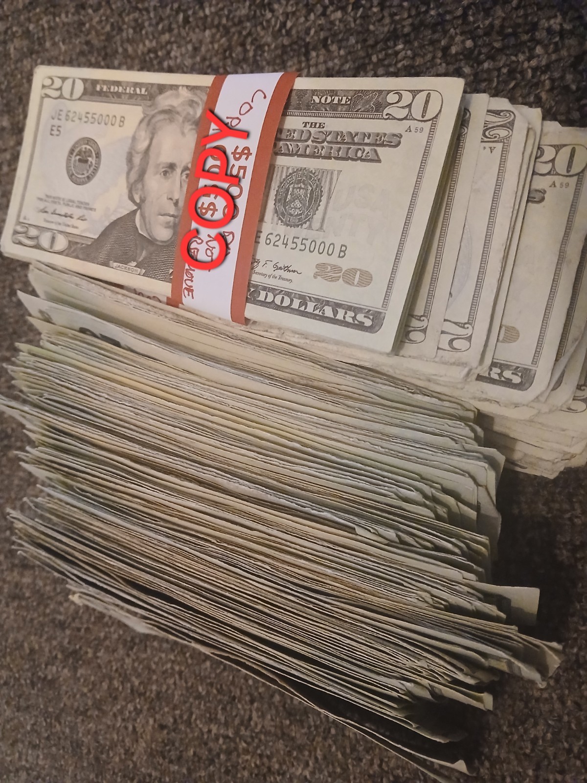Real Artist Made Replica AGED $20 * 50
