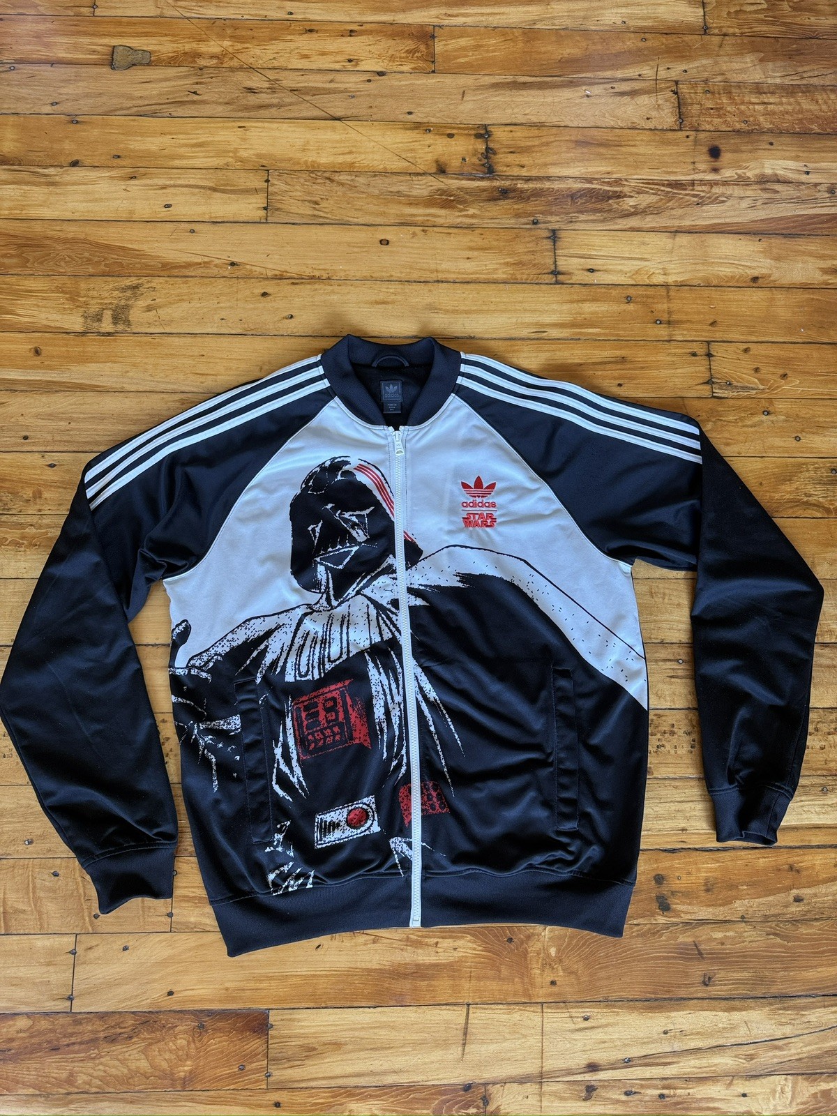 Adidas Originals Star Wars Darth Vader Track Jacket Men’s size 2XL Adidas Originals Star Wars Darth Vader Track Jacket Men’s size 2XL