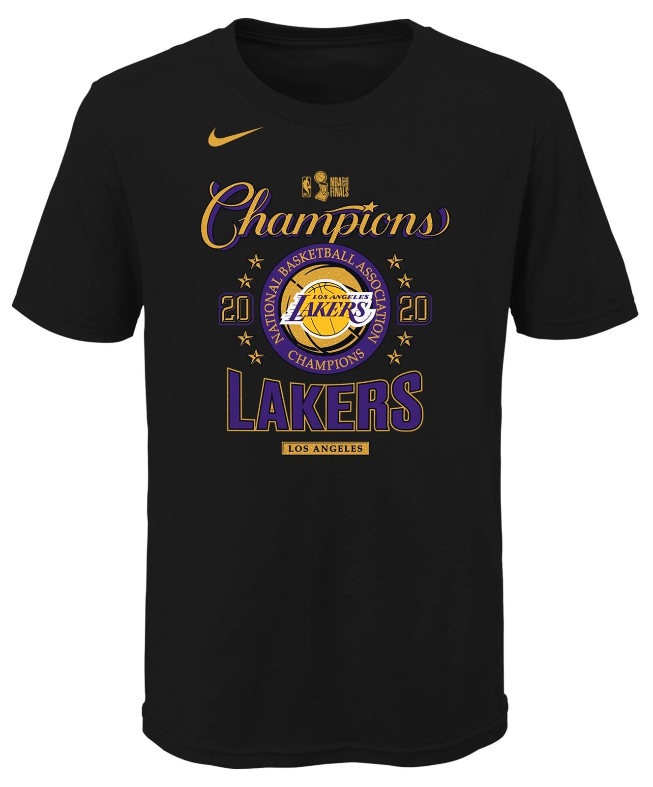 NEW Men\'s Los Angeles Lakers Nike 2020 NBA Finals Champions Locker Room T-Shirt NEW Men\'s Los Angeles Lakers Nike 2020 NBA Finals Champions Locker Room T-Shirt