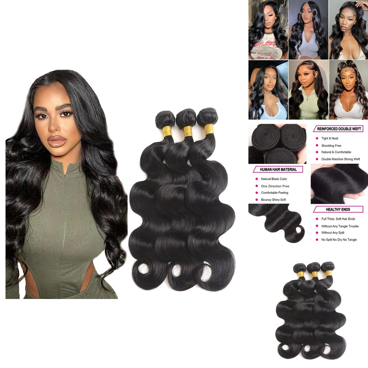 YOUNGHANN 22 24 26 Inch Body Wave Bundles Human Hair Unprocessed Brazilian YOUNGHANN 22 24 26 Inch Body Wave Bundles Human Hair Unprocessed Brazilian