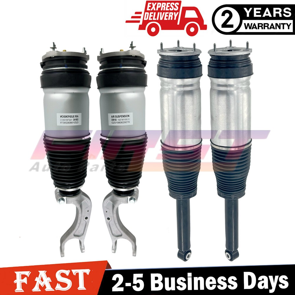 4x Fit Tesla Model S P85D 90D 100D 2016-2024 Front Rear Air Suspension Strut AWD