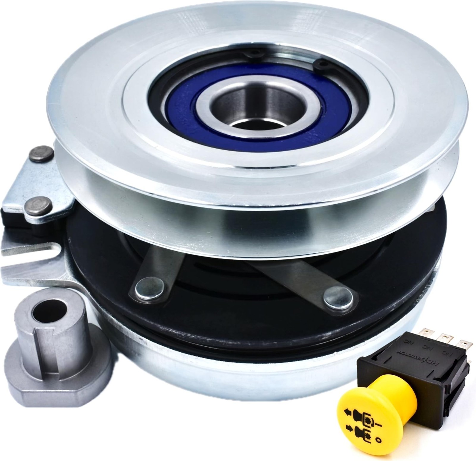 BIGBearing HiTorque 130ftlb (OEM 105) Solid Steel Billet Pulley Clutch 917-04...