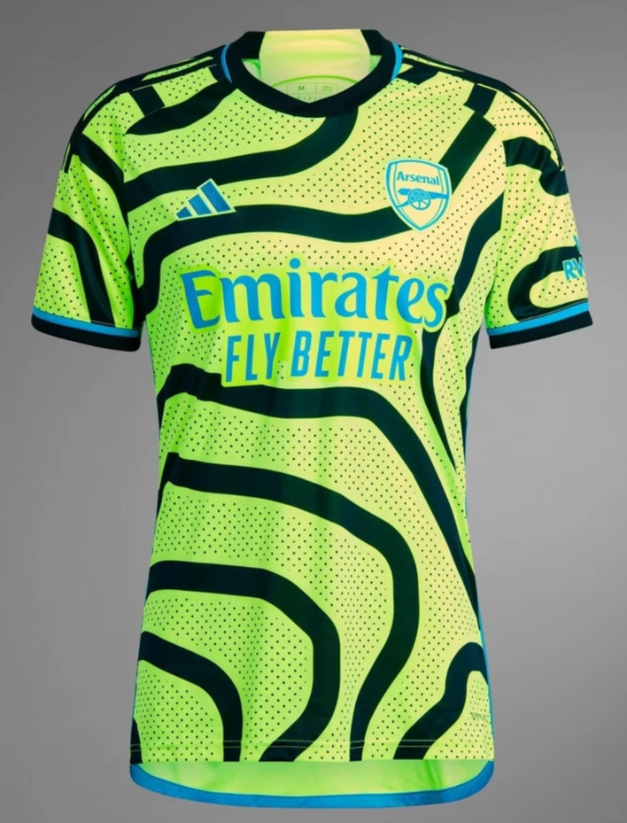 ARSENAL Premier League 23/24 AWAY Football /Soccer JERSEY MSRP $150 NWT NEW