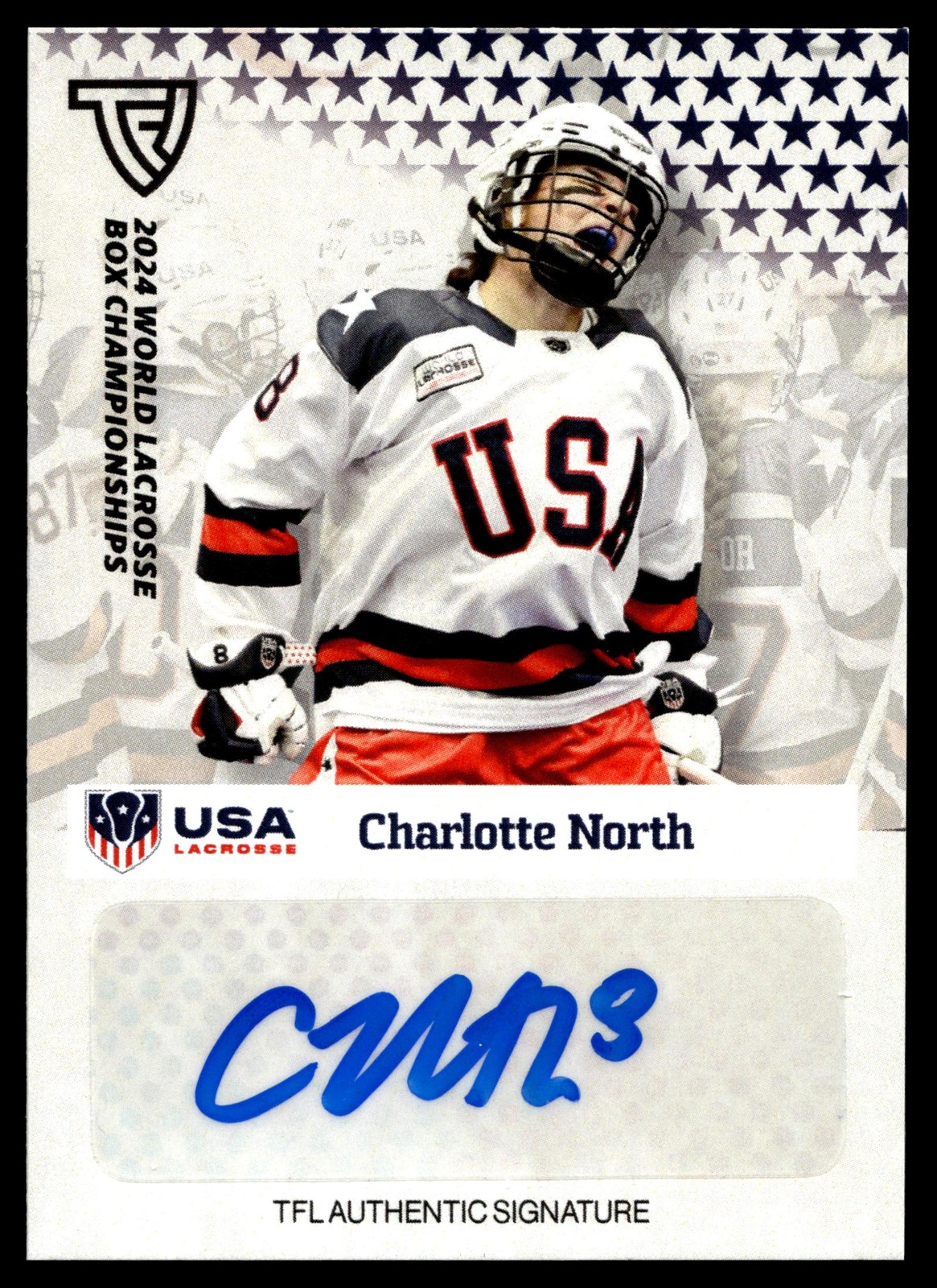 Charlotte North 2024 TFL WBLC Team USA Base Auto Charlotte North 2024 TFL WBLC Team USA Base Auto
