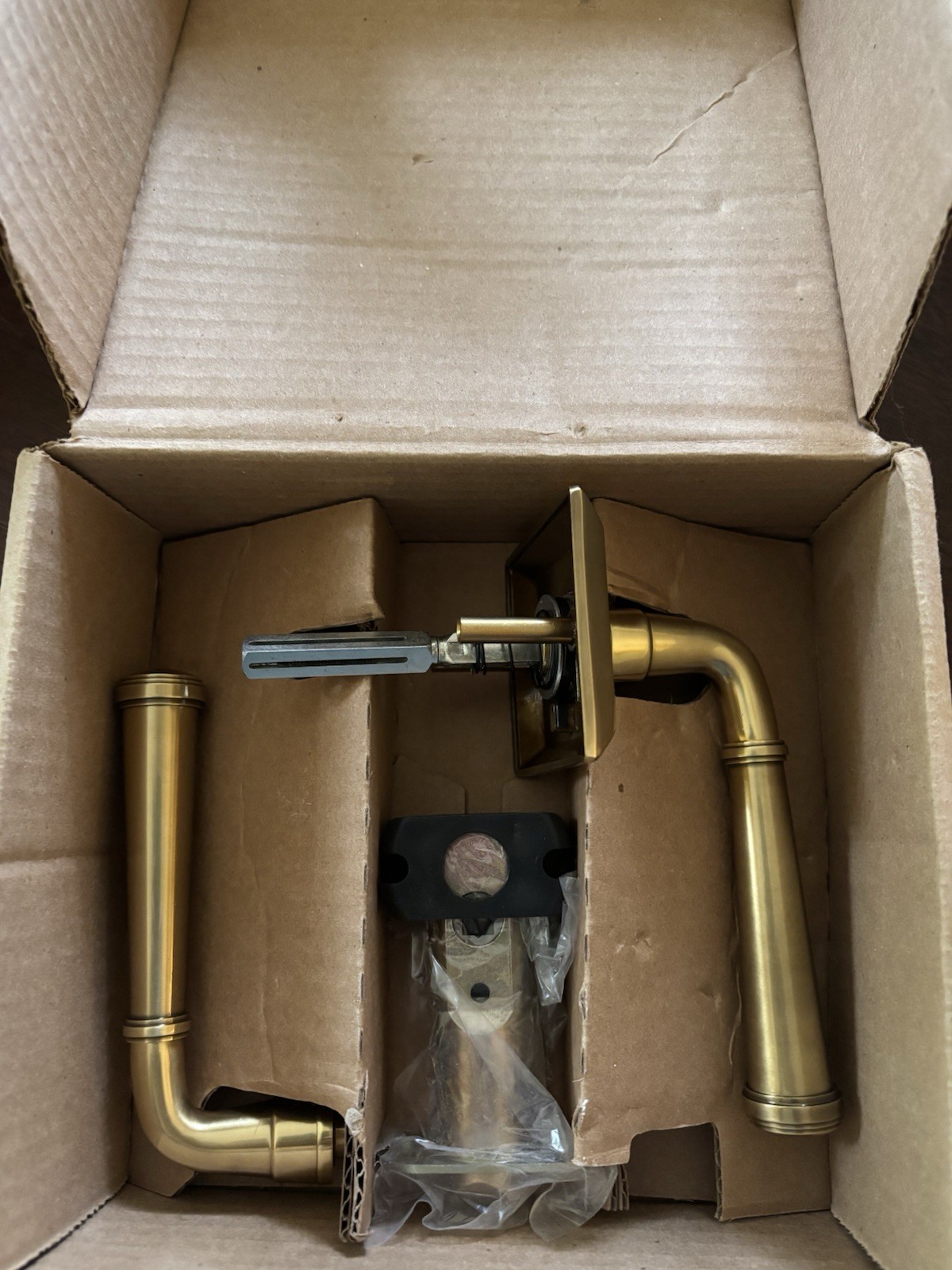Emtek Brass Door Handle Brand New In Box. Item # C8131MEUS7. Merrimack Lever Emtek Brass Door Handle Brand New In Box. Item # C8131MEUS7. Merrimack Lever