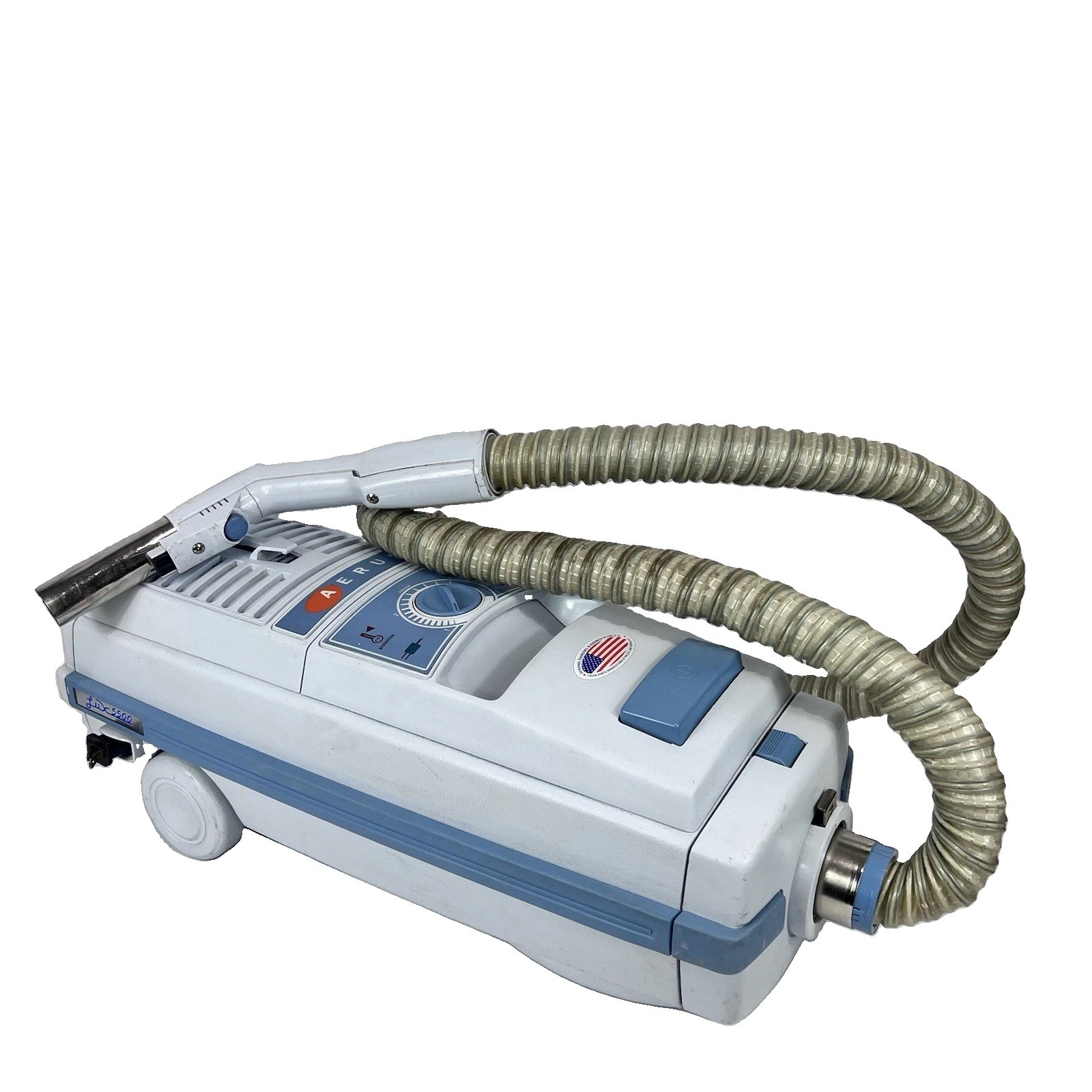 Vintage Aerus Lux5500 Canister Vacuum Legacy With Power Nozzle Hose Working
