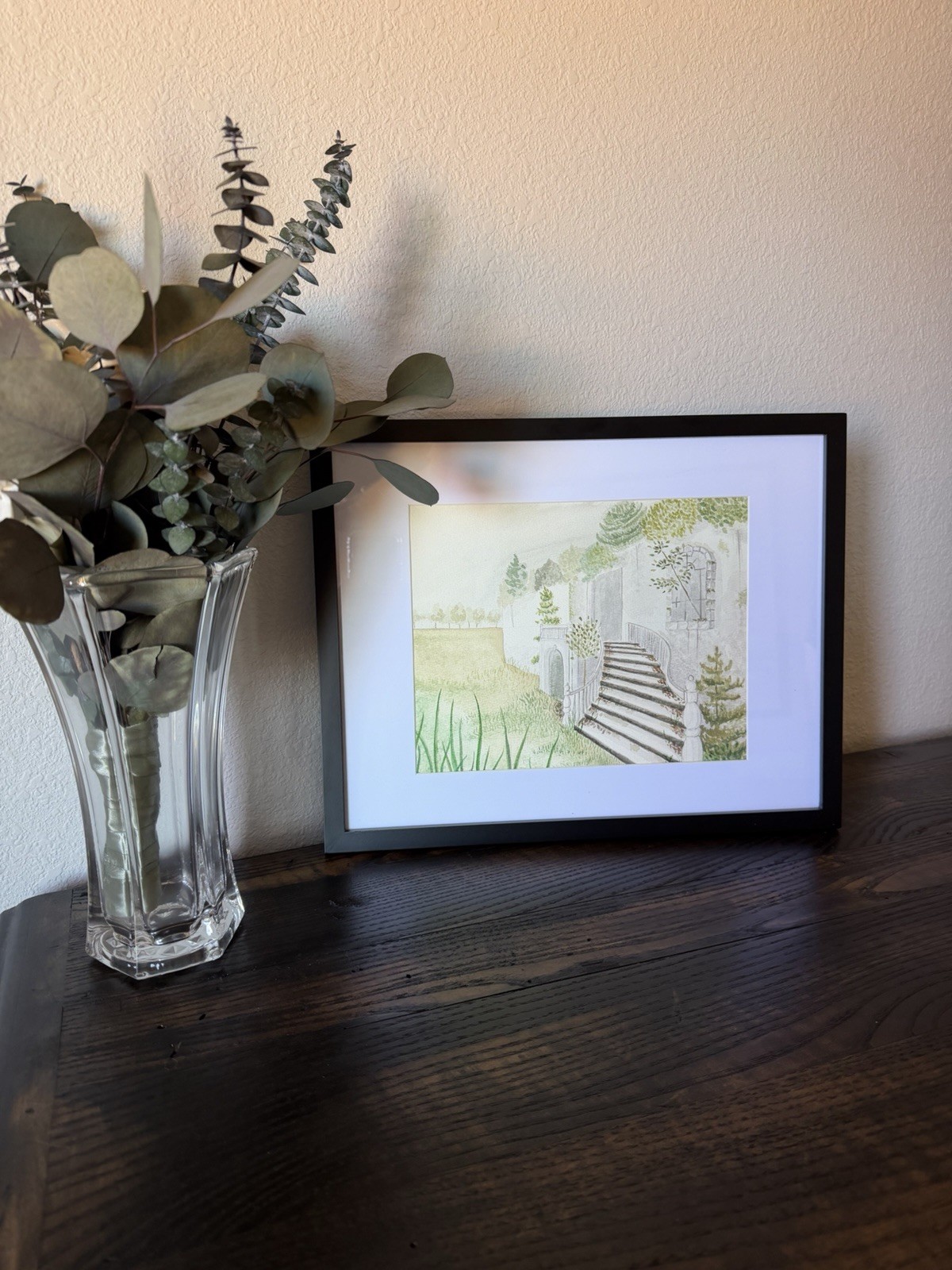 Hand Painted Watercolor Painting “Once Apon A Time” Hand Painted Watercolor Painting “Once Apon A Time”