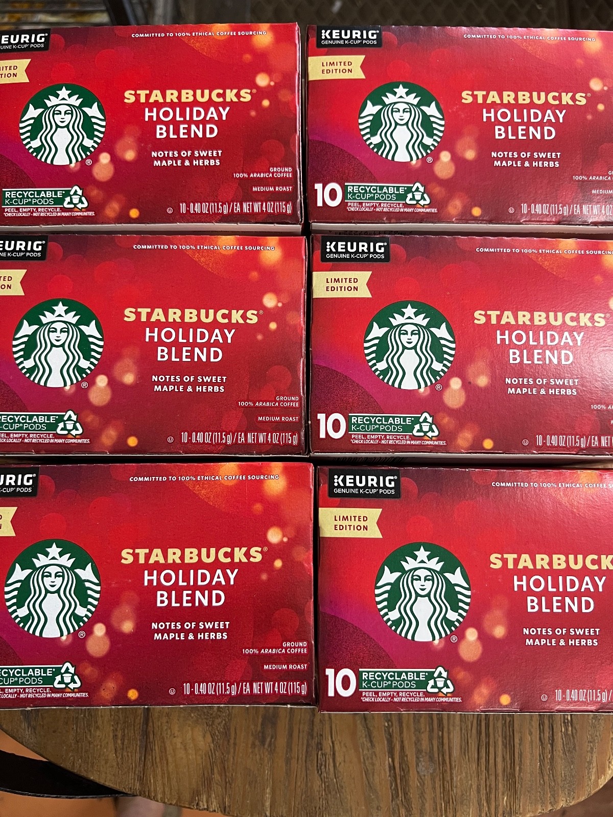 Starbucks Holiday Blend 60ct 9/26