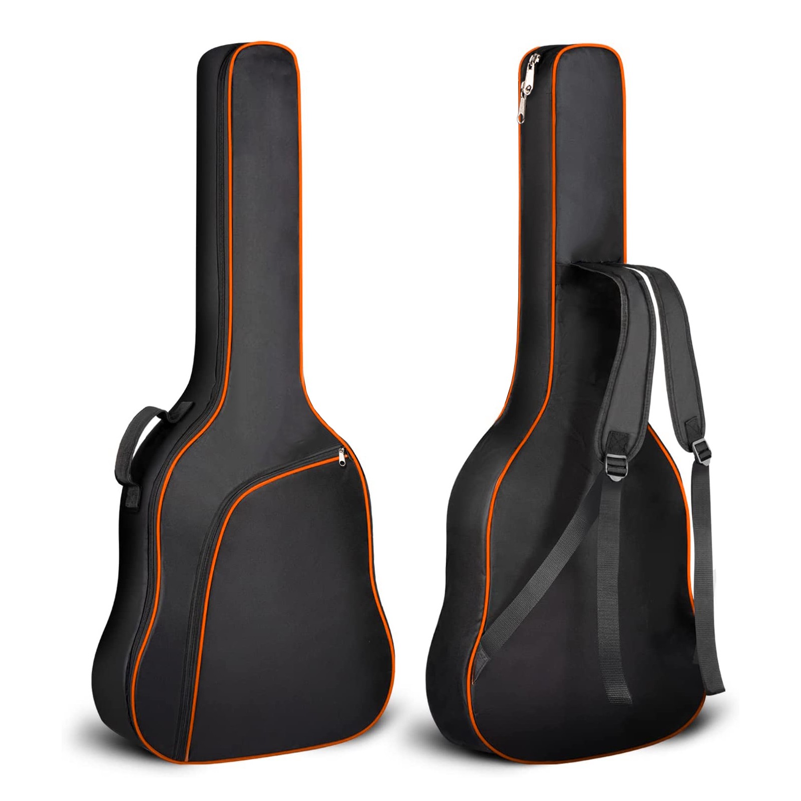 40/41 Inch Acoustic Guitar Bag 5mm Thick Padded Case with Hard Bottom Waterproof