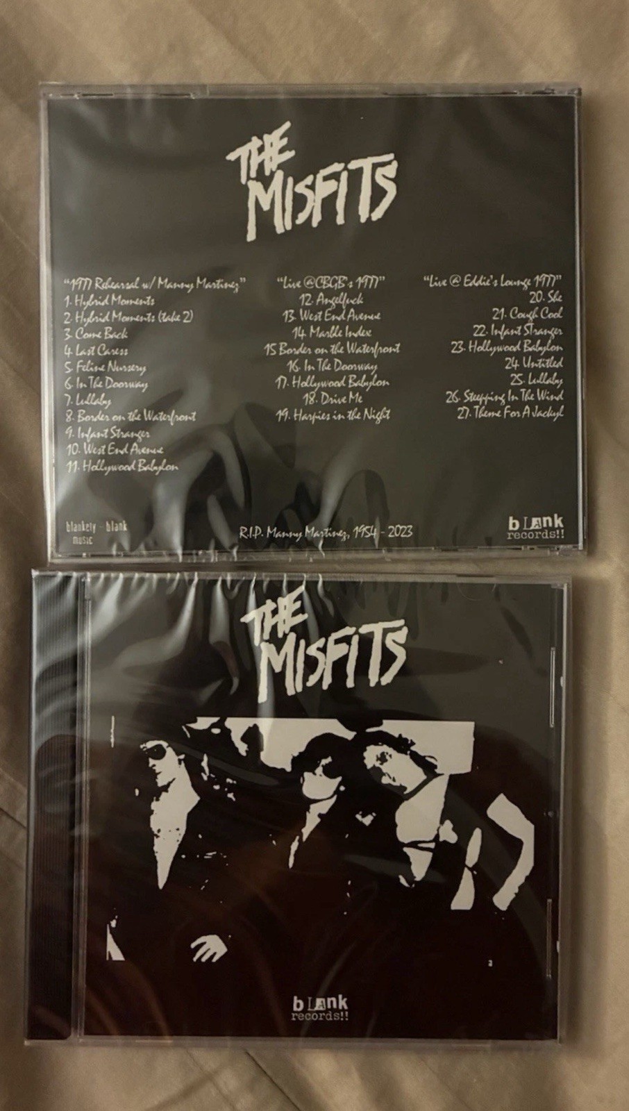 Misfits Manny Tapes CD Samhain Danzig Cbgbs Horror Punk Necros Hardcore Misfits Manny Tapes CD Samhain Danzig Cbgbs Horror Punk Necros Hardcore