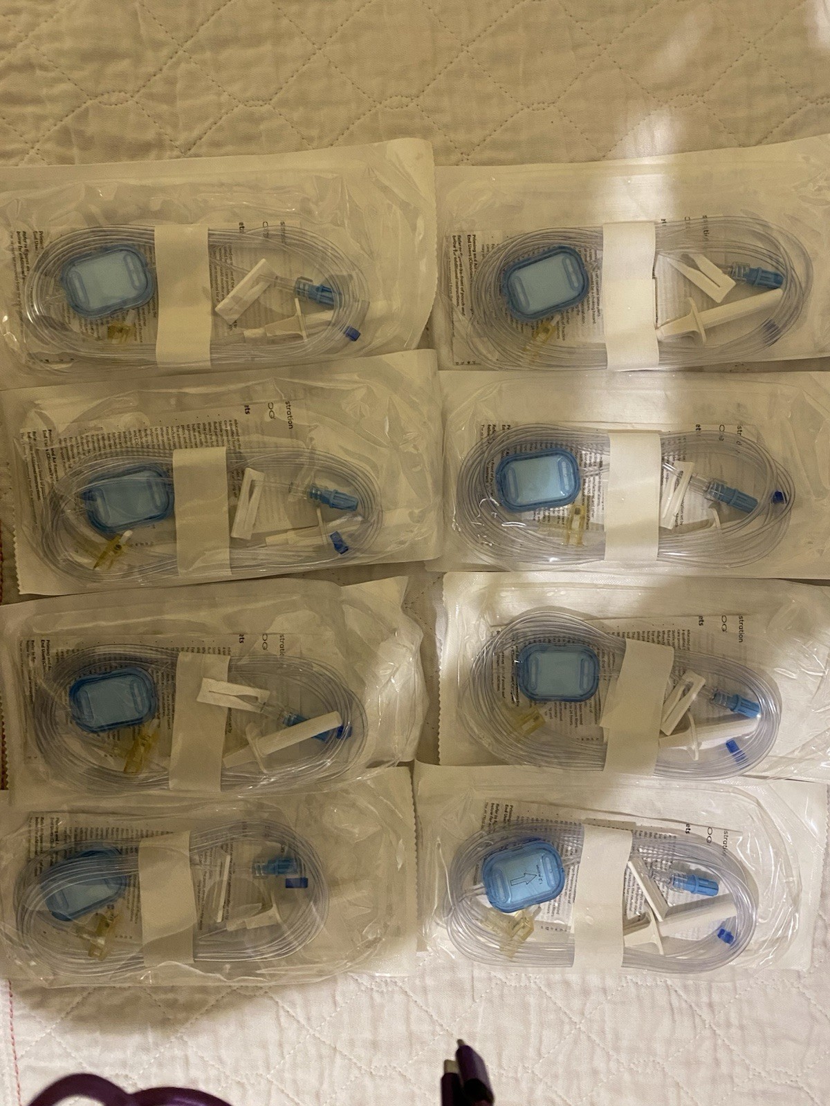 MOOG Curlin Administration Set 380-4128 Lot 14 MOOG Curlin Administration Set 380-4128 Lot 14