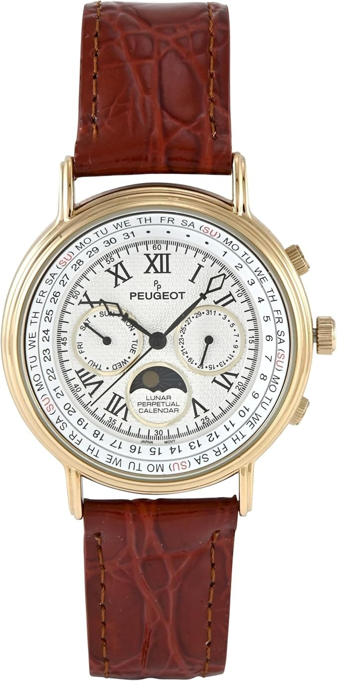 Vintage Multi-Function Watch with Perpetual Calendar & Moon Phase
