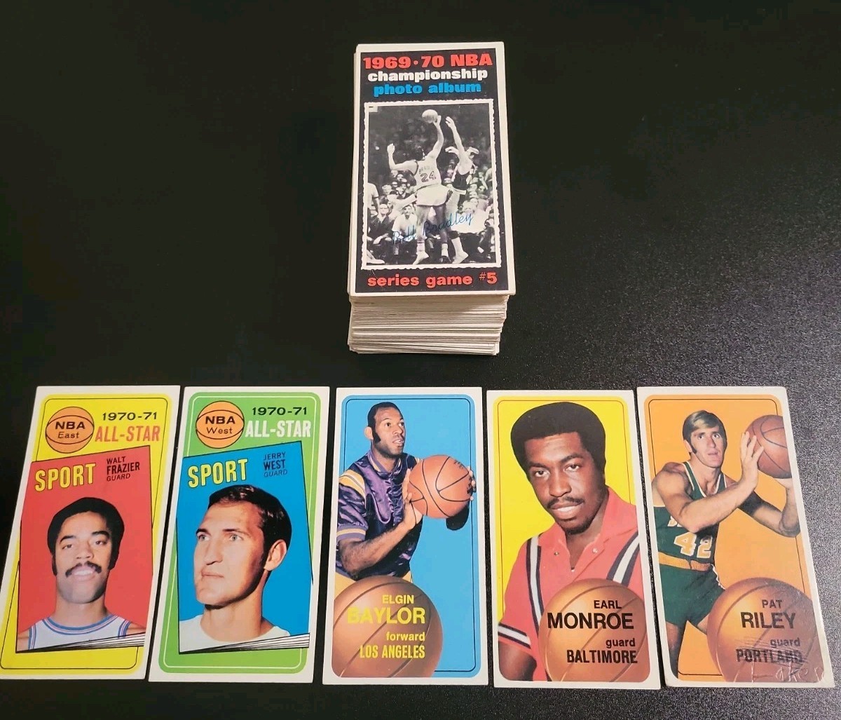 1970-1971 Topps Basketball Cards -  130 Different - Three Quarters of the Set