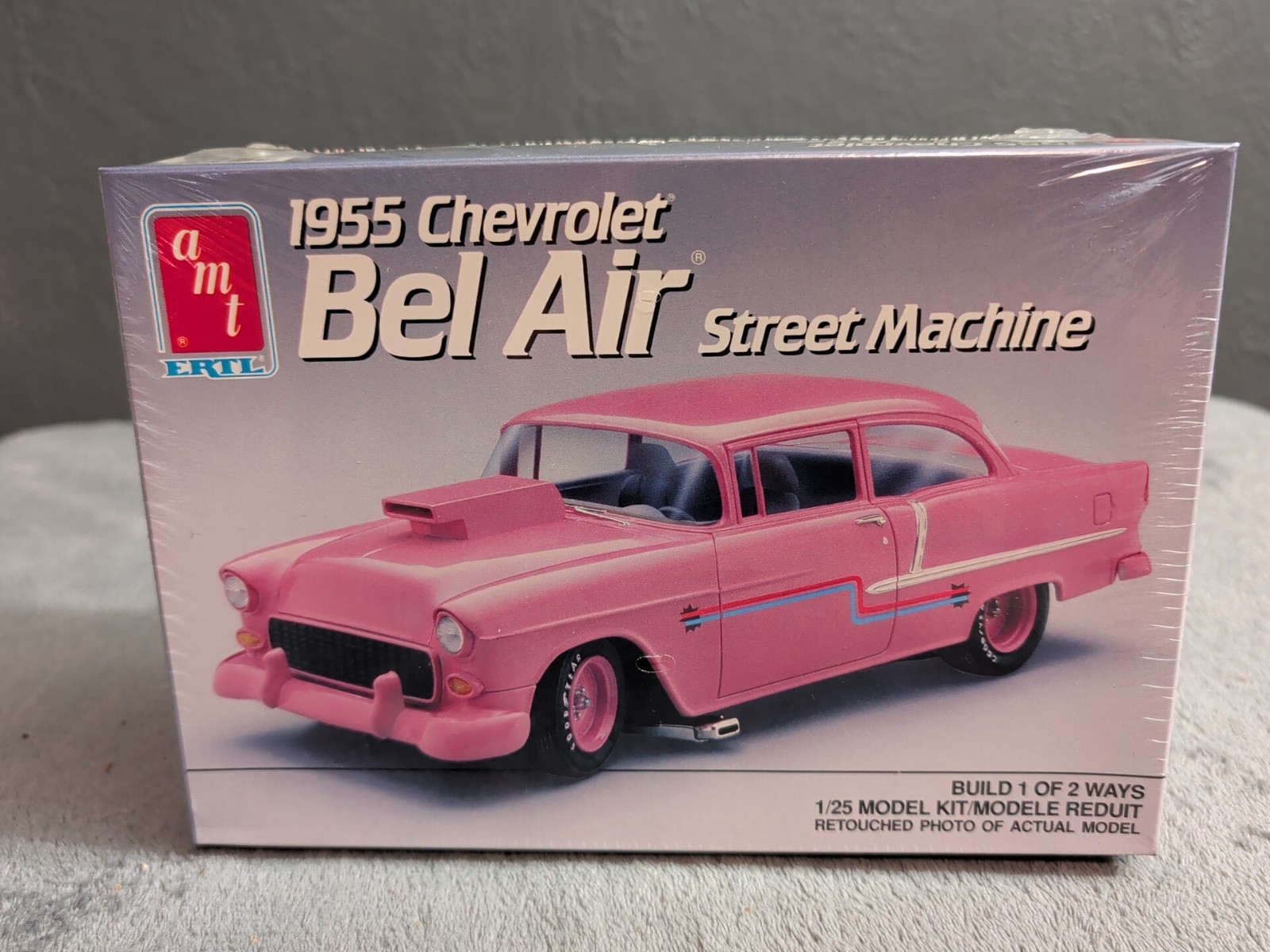 AMT 6001 1/25 Scale 1955 Chevrolet Bel Air Street Machine~ U~Plastic Model Kit 