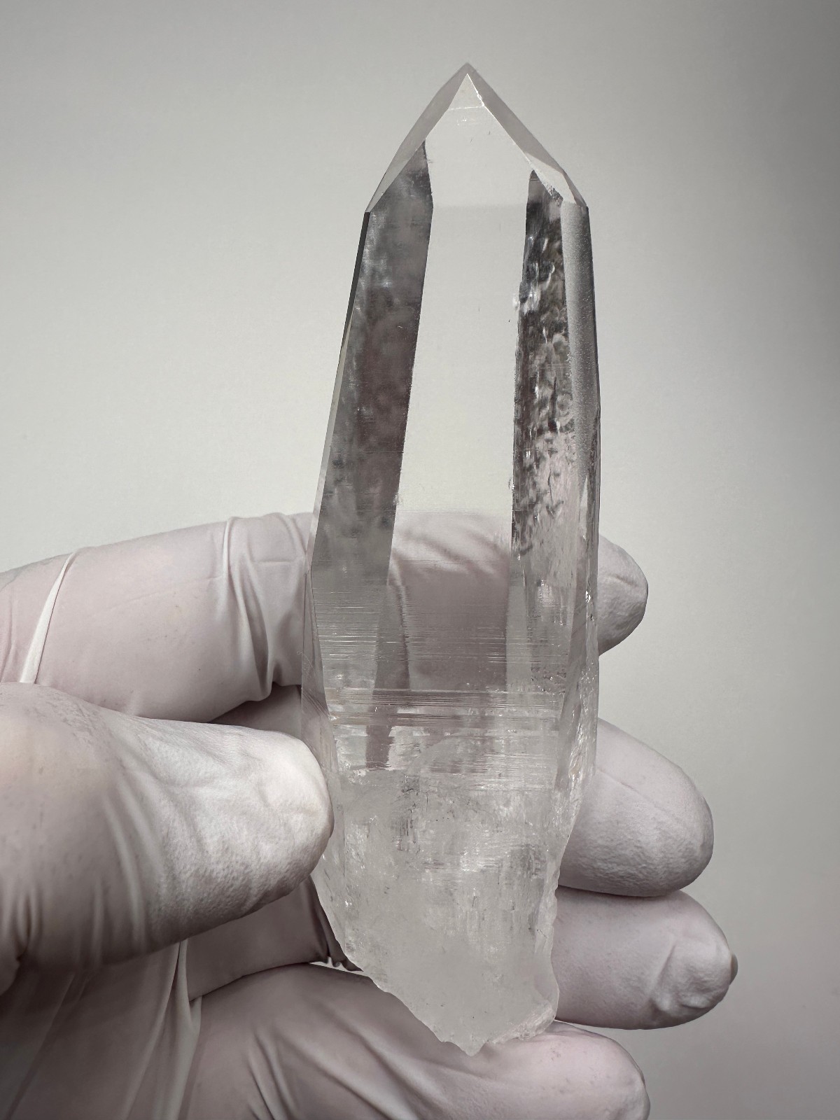 Large Optical Grade Lemurian Seed Quartz Crystal Point__Serra do Cabra