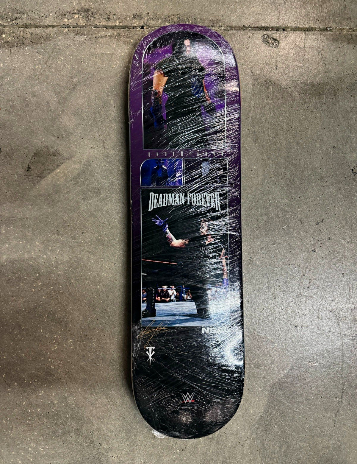 Primitive x WWE Under Taker Skateboard Deck Sz 8.125 Primitive x WWE Under Taker Skateboard Deck Sz 8.125