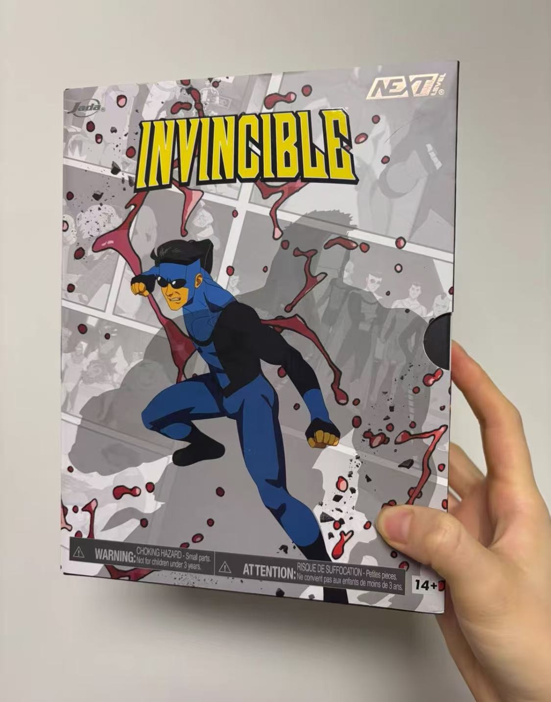 Jada Toys 1/12 Invincible Mark Grayson Battle Bamage SDCC Limited Action Figure