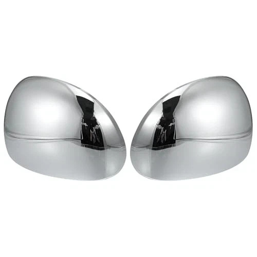  Pair Car Exterior Chrome Plated Power Full Mirror Cover Cap for Lincoln 