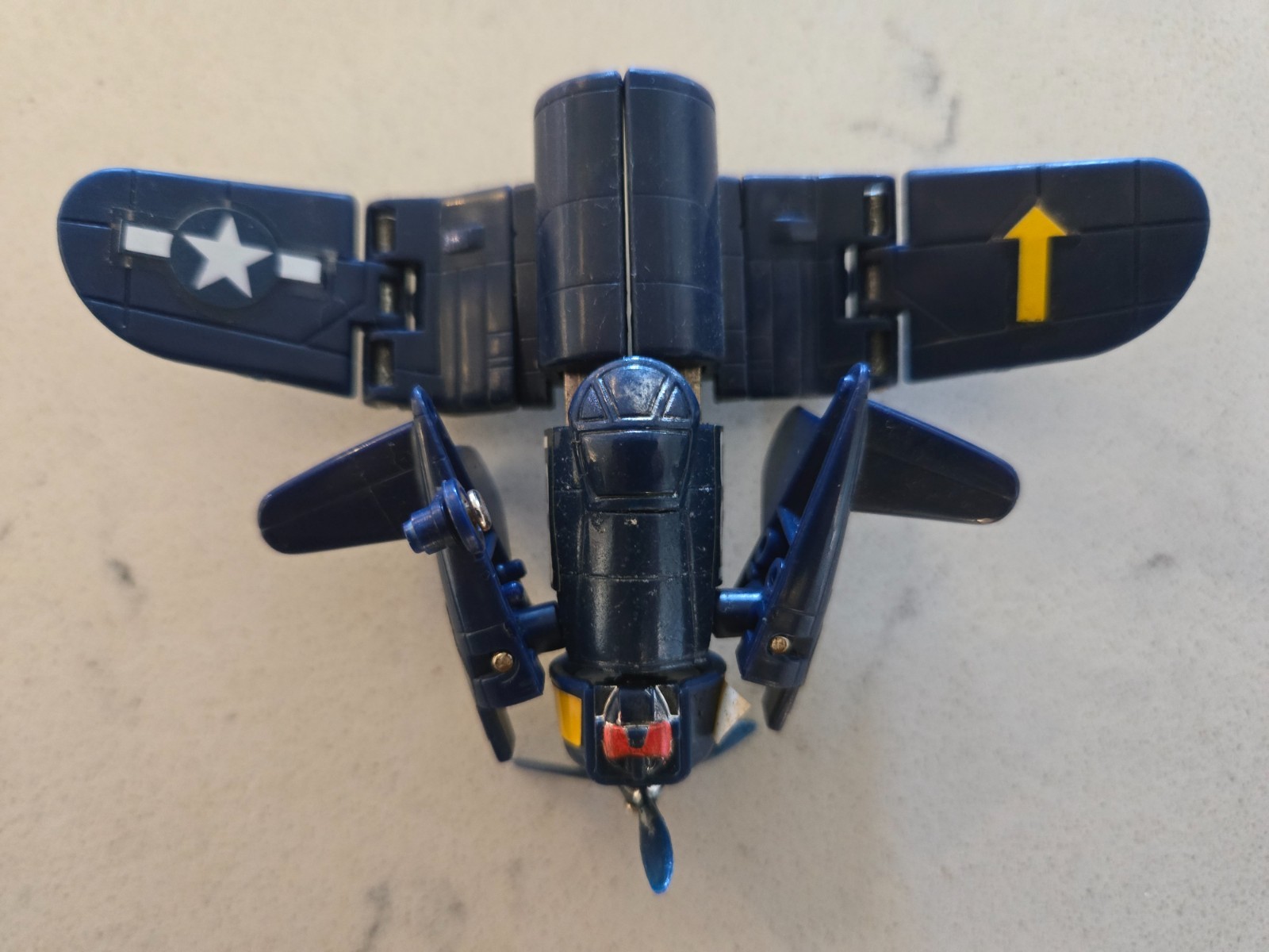 GoBots 1985 Bent Wing MR-72 Rare WW 2 Corsair NICE Vintage Bandai Tonka