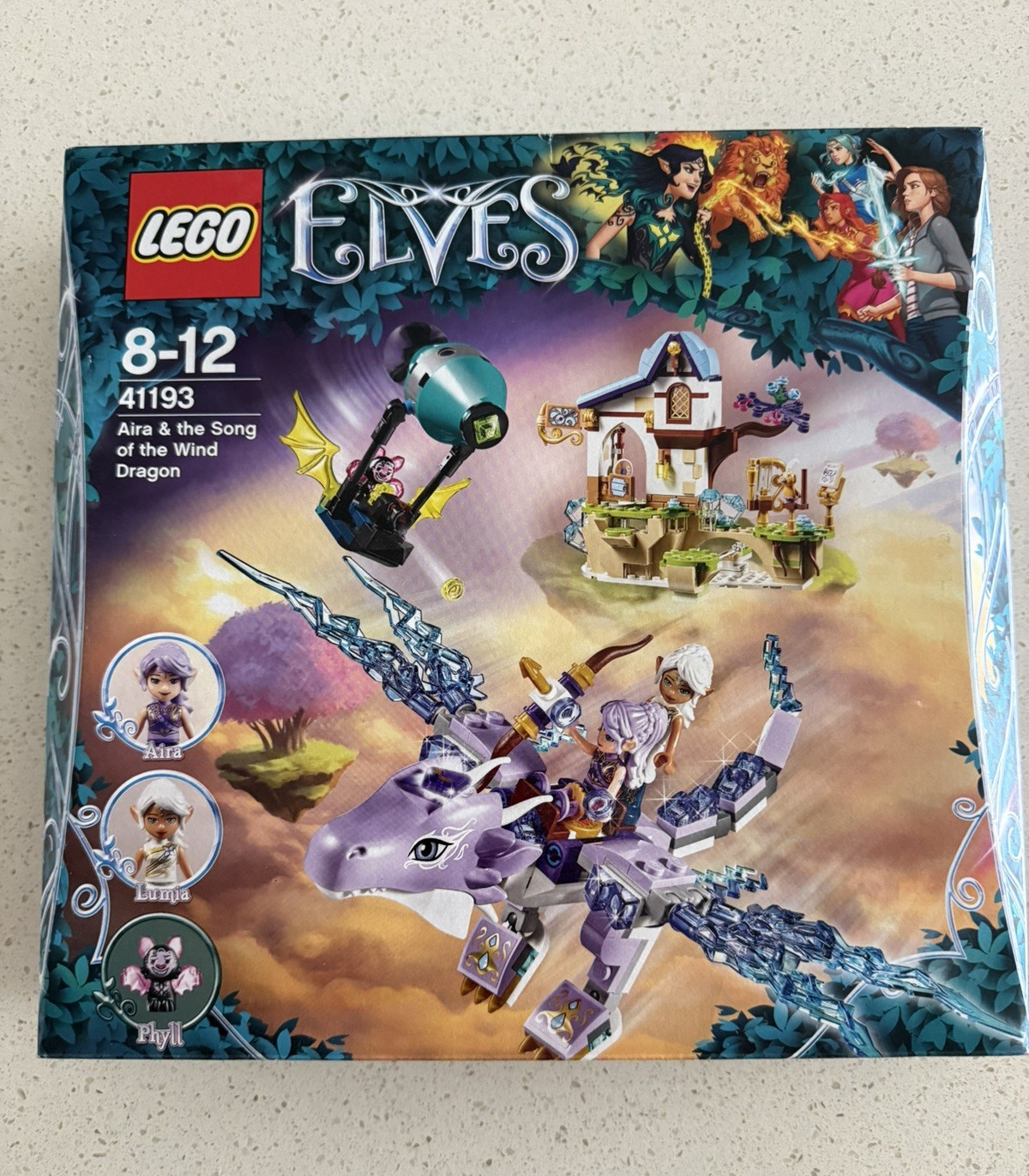 LEGO Elves: Aira & the Song of the Wind Dragon (41193) Retired Set Building Kit