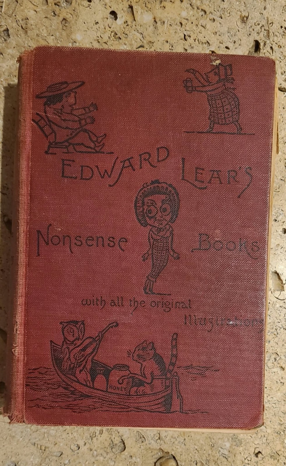 Antique Edward Lear\'s Nonsense Books Hardcover Little Brown & Co 1900 - Antique Edward Lear\'s Nonsense Books Hardcover Little Brown & Co 1900 -