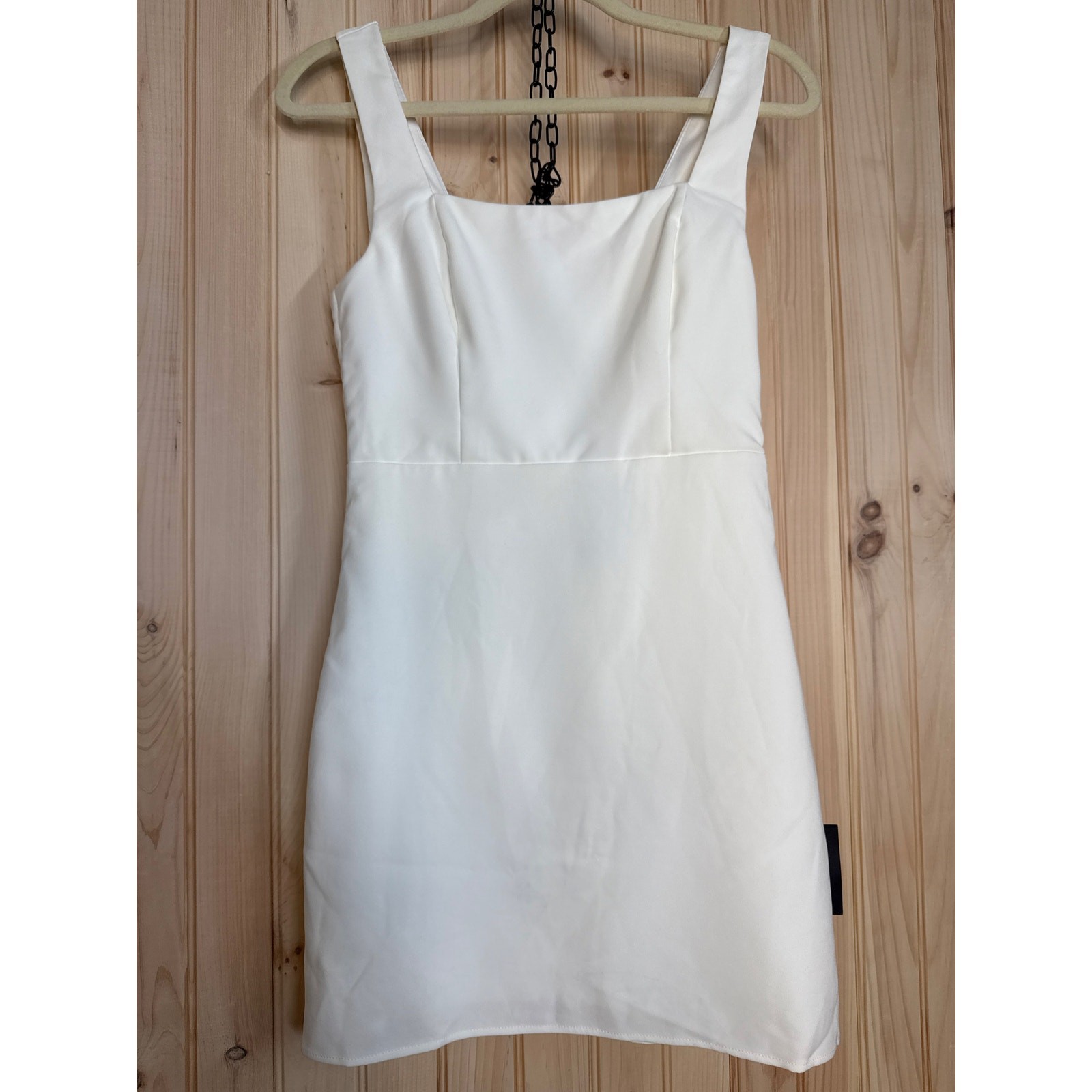 Lulus Blissfully Beaming White Sleeveless Bow Mini Dress Party Backless Medium