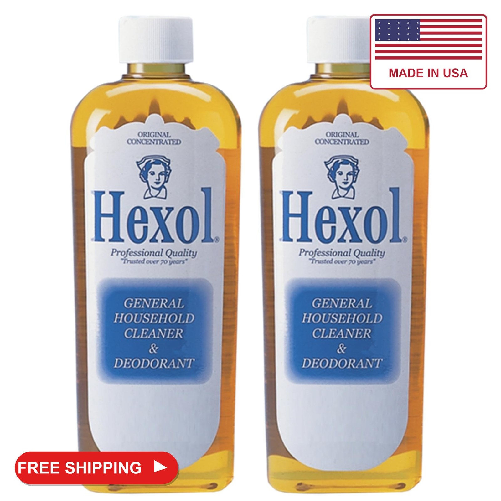 Hexol Concentrated Household Cleaner 16oz-2 Pk, Cleans & Deodorizes