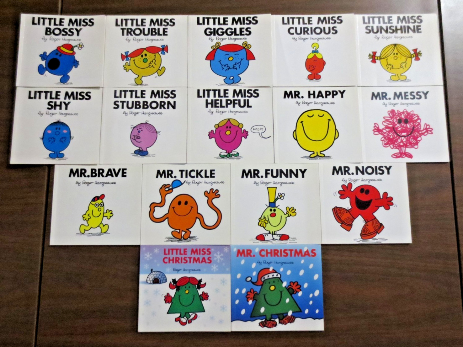 LITTLE MISS & MR. MEN Lot of 16 Books By Roger Hargreaves