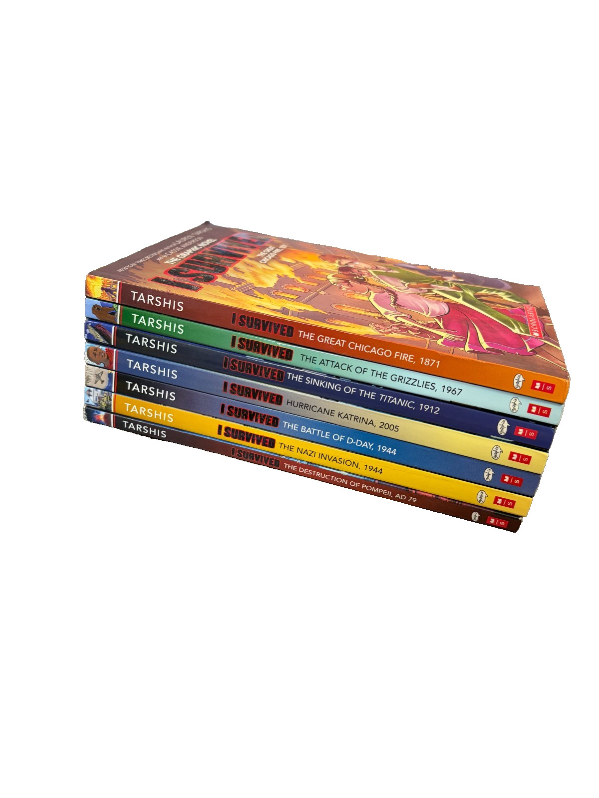 I Survived Lot of 7 GRAPHIC Series Novels Tarshis VGC I Survived Lot of 7 GRAPHIC Series Novels Tarshis VGC
