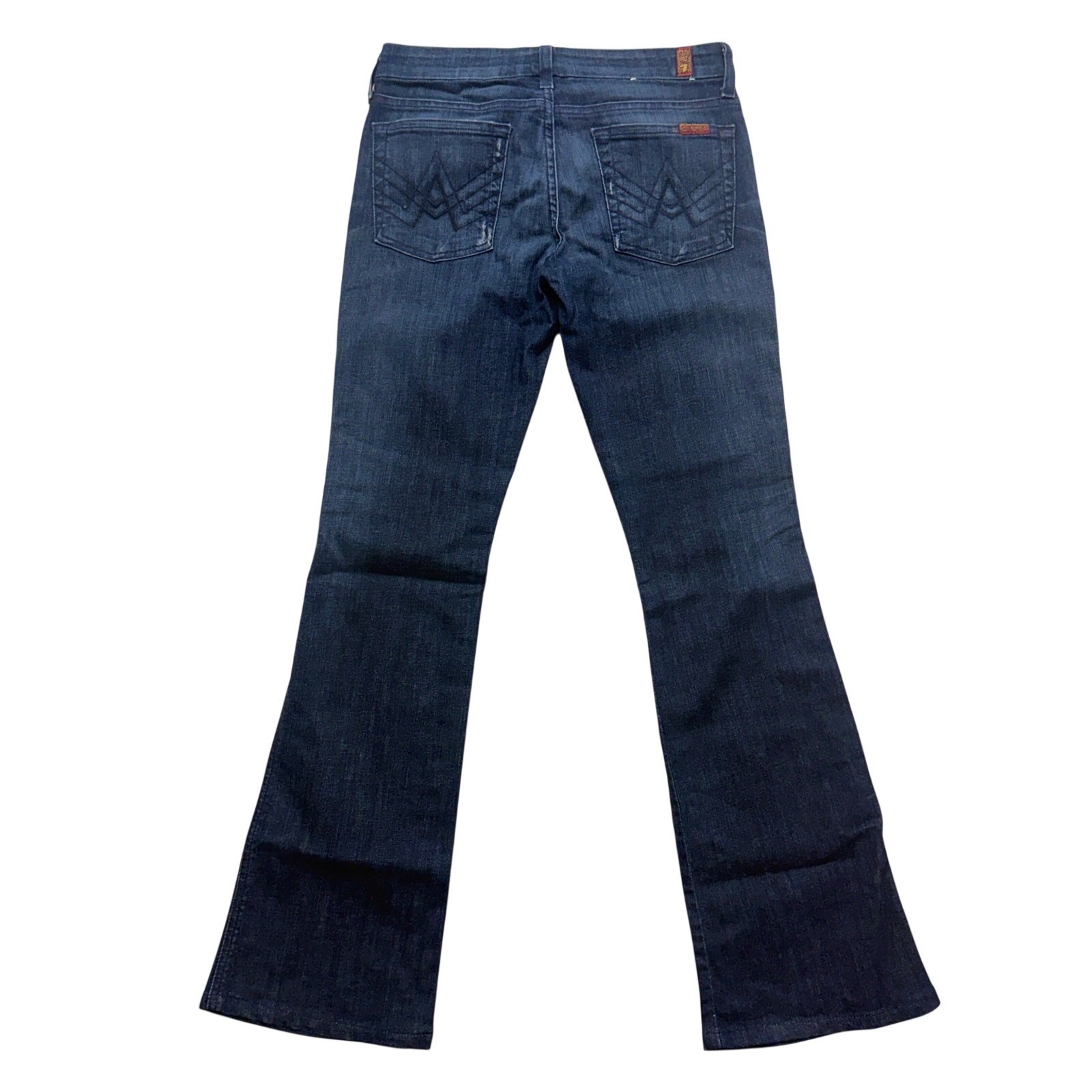 Vintage Y2K 7 For All Mankind Original A Pocket Low Rise Bootcut Jeans Size 27