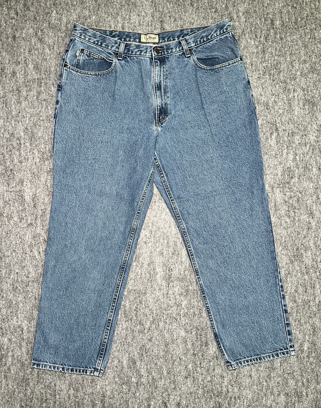 VTG LL Bean Natural Fit Jeans Men Tag 38 X 28 Straight Leg 104731 Fit 36x28 VTG LL Bean Natural Fit Jeans Men Tag 38 X 28 Straight Leg 104731 Fit 36x28