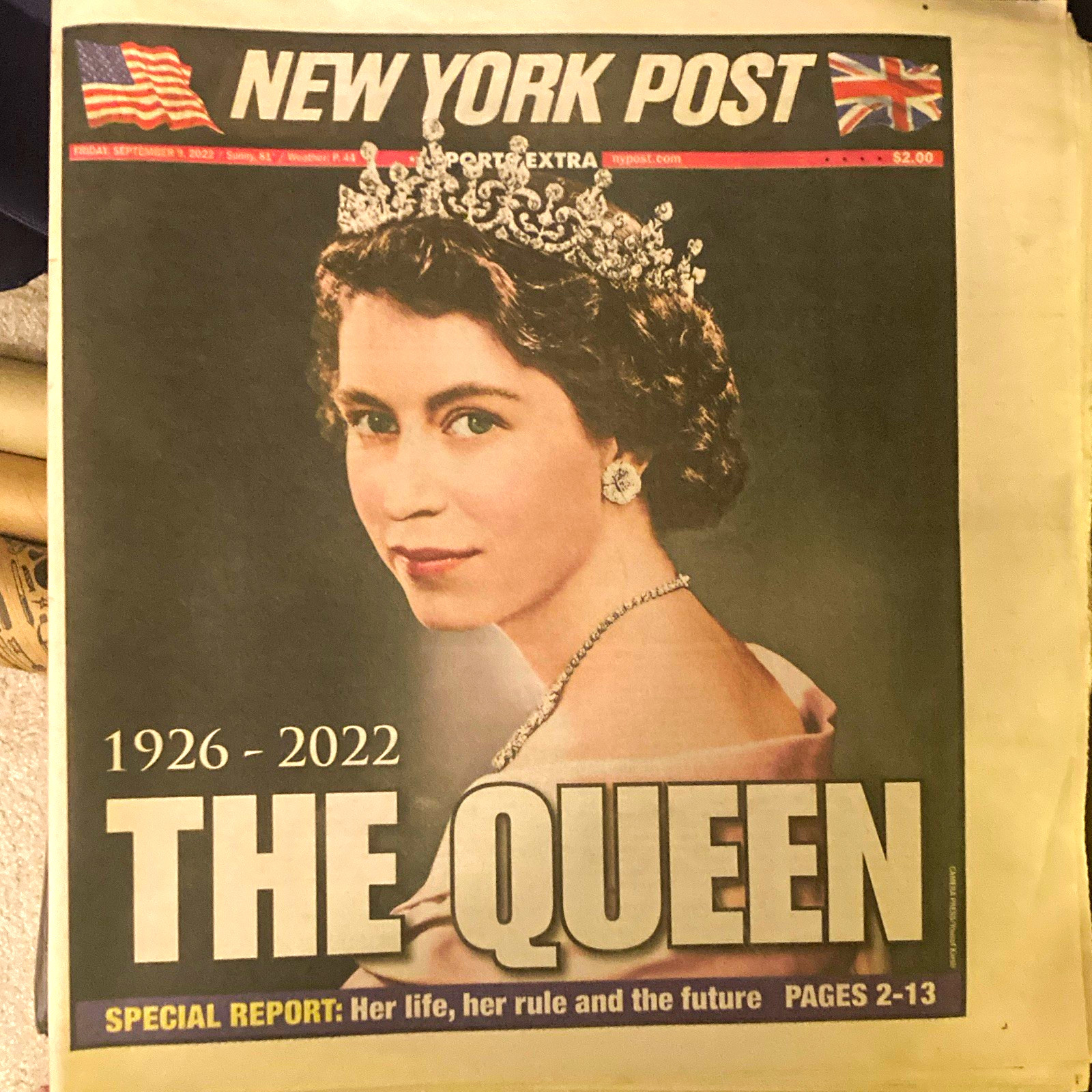 New York Post Sept 9 2022 Extra New York Post Sept 9 2022 Extra
