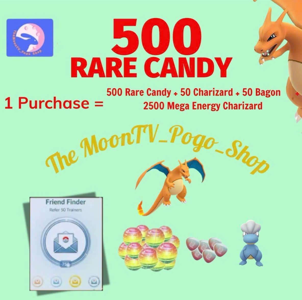 Pokémon - 500 RARE CANDY - FAST SALE - Completed within 24hrs ✨Digital Delivery✨