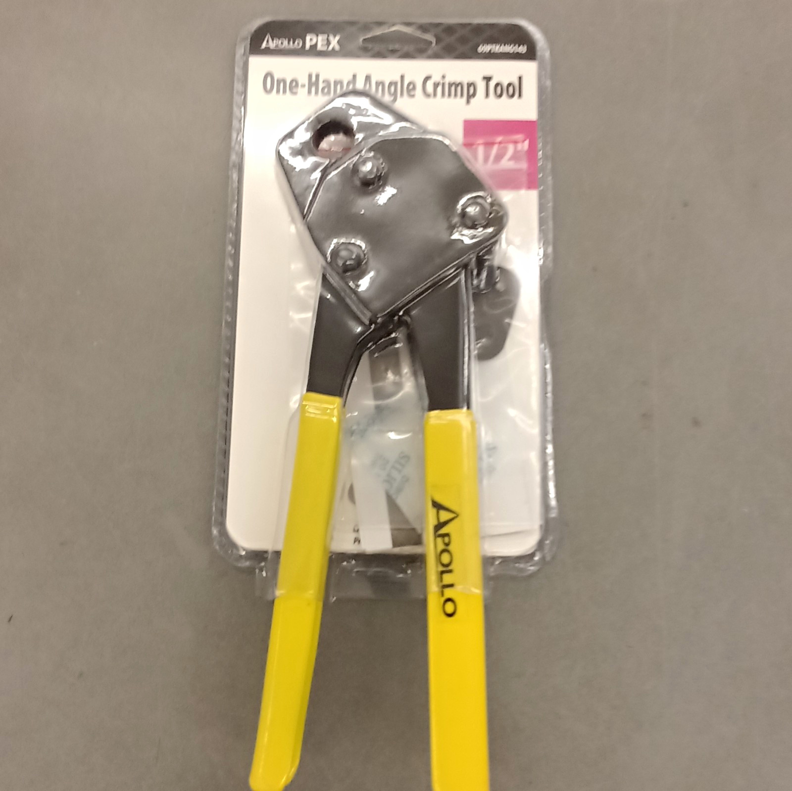 Apollo One-Hand Angle PEX Crimping Tool 1/2 in w/ Go/No-Go Gauge 69PTKANG14J