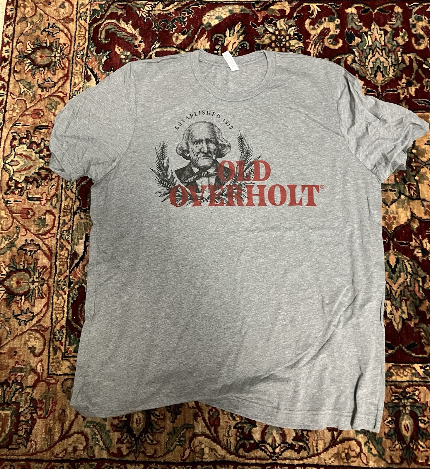 Old Overholt Whiskey T-Shirt Whisky Med Lg Xl BRAND NEW Bar Liquor Shirt Old Overholt Whiskey T-Shirt Whisky Med Lg Xl BRAND NEW Bar Liquor Shirt