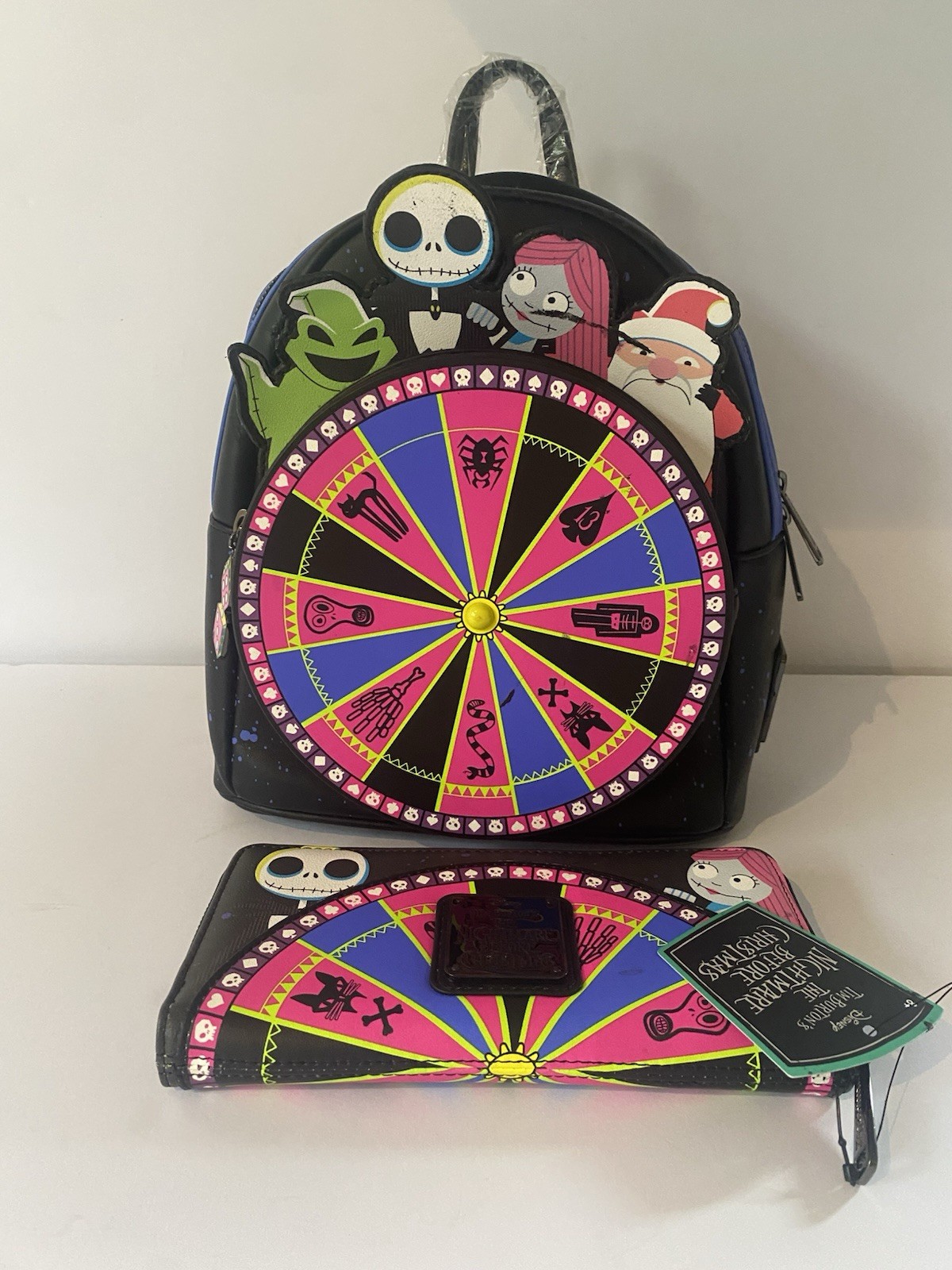 NWT Loungefly Disney The Nightmare Before Christmas Mini Backpack and Wallet Set NWT Loungefly Disney The Nightmare Before Christmas Mini Backpack and Wallet Set