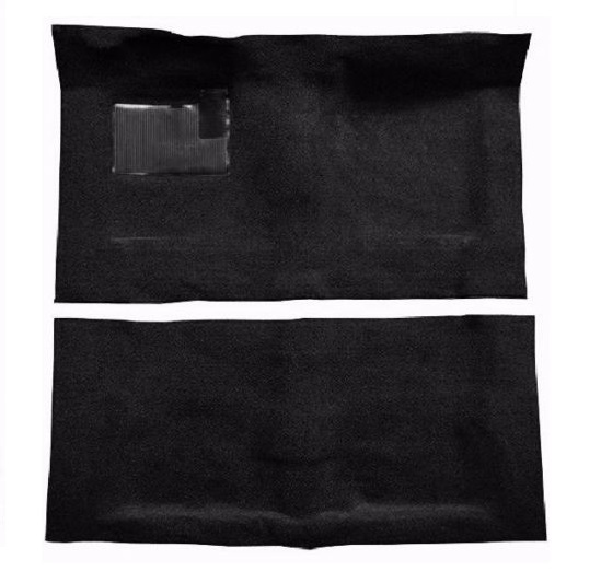 ACC 68-72 El Camino Automatic BLACK 80/20 Loop Molded Carpet Rug w/Padding
