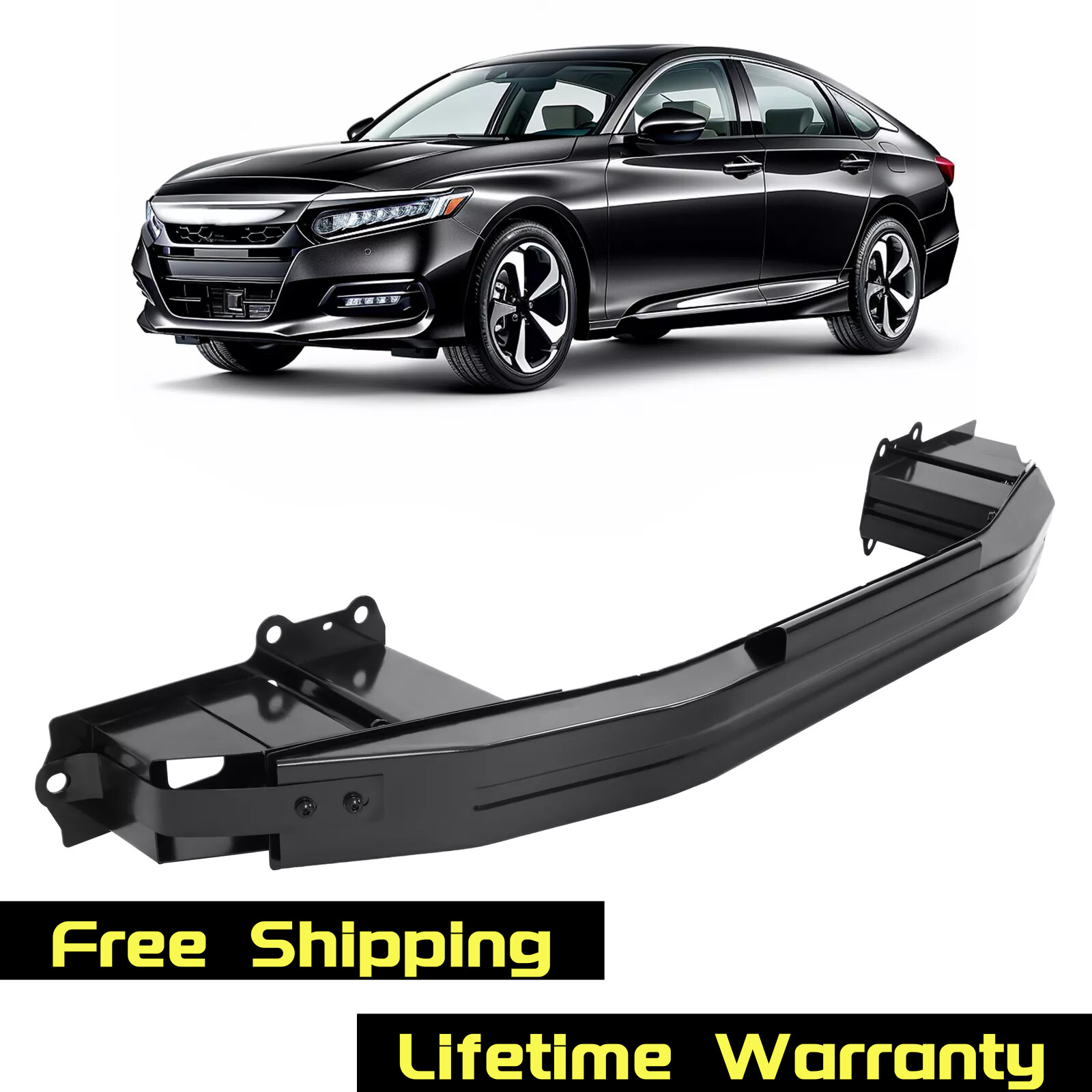 For Honda Accord 2018-22 Front Bumper Reinforcement Impact Bar Beam #71130TVAA00 For Honda Accord 2018-22 Front Bumper Reinforcement Impact Bar Beam #71130TVAA00