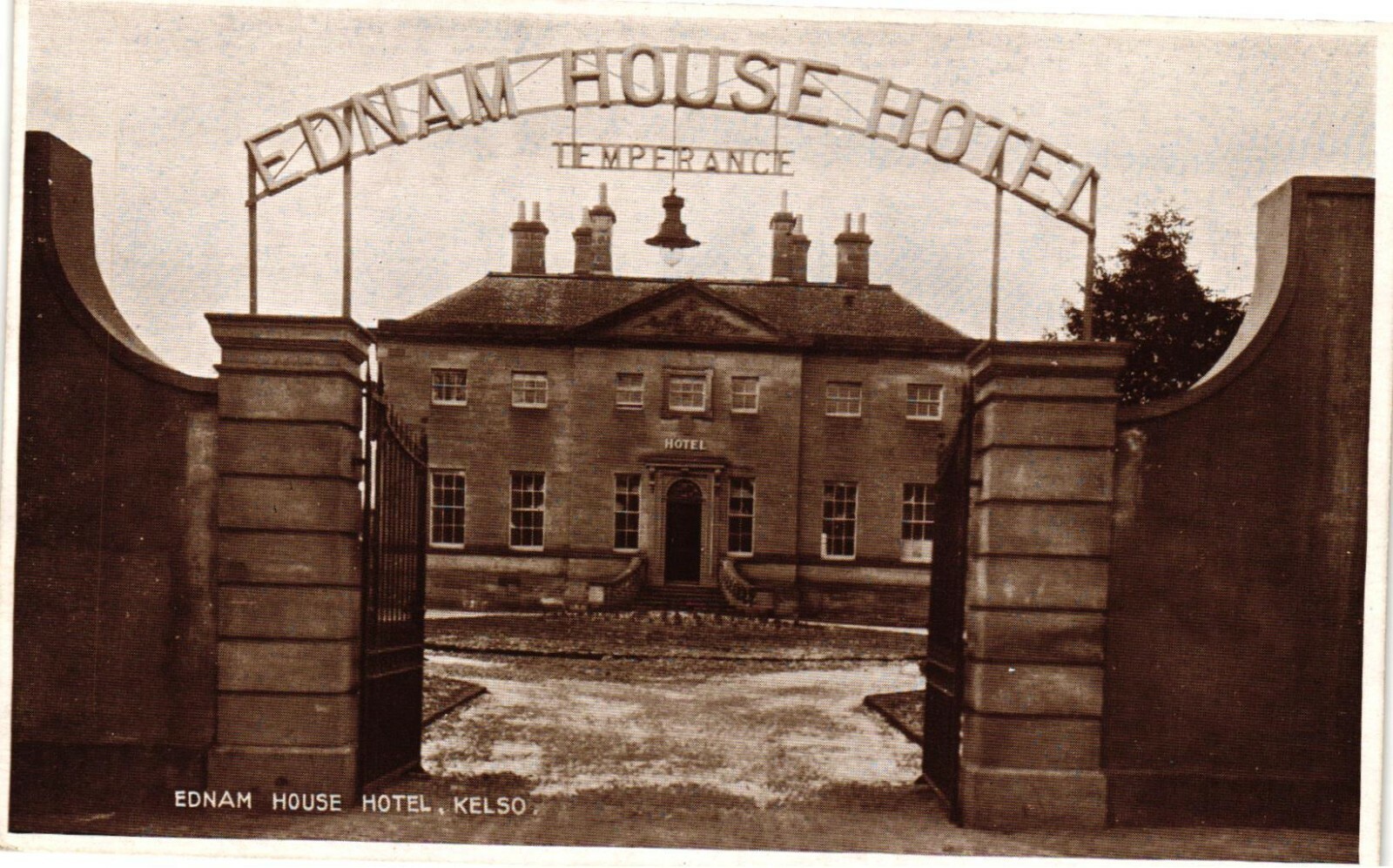 Vintage Postcard- Ednam House Hotel, Kelso. Unposted 1930.