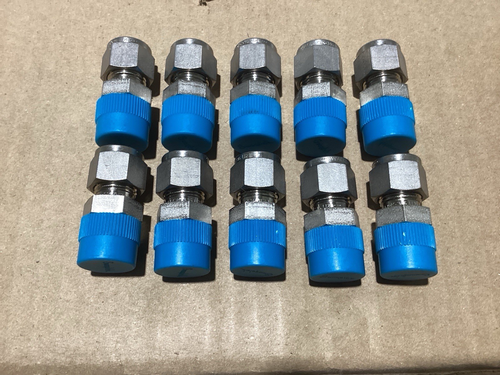 Swagelok SS-600-1-6 Male Connector 3/8 x 3/8. Lot of 10