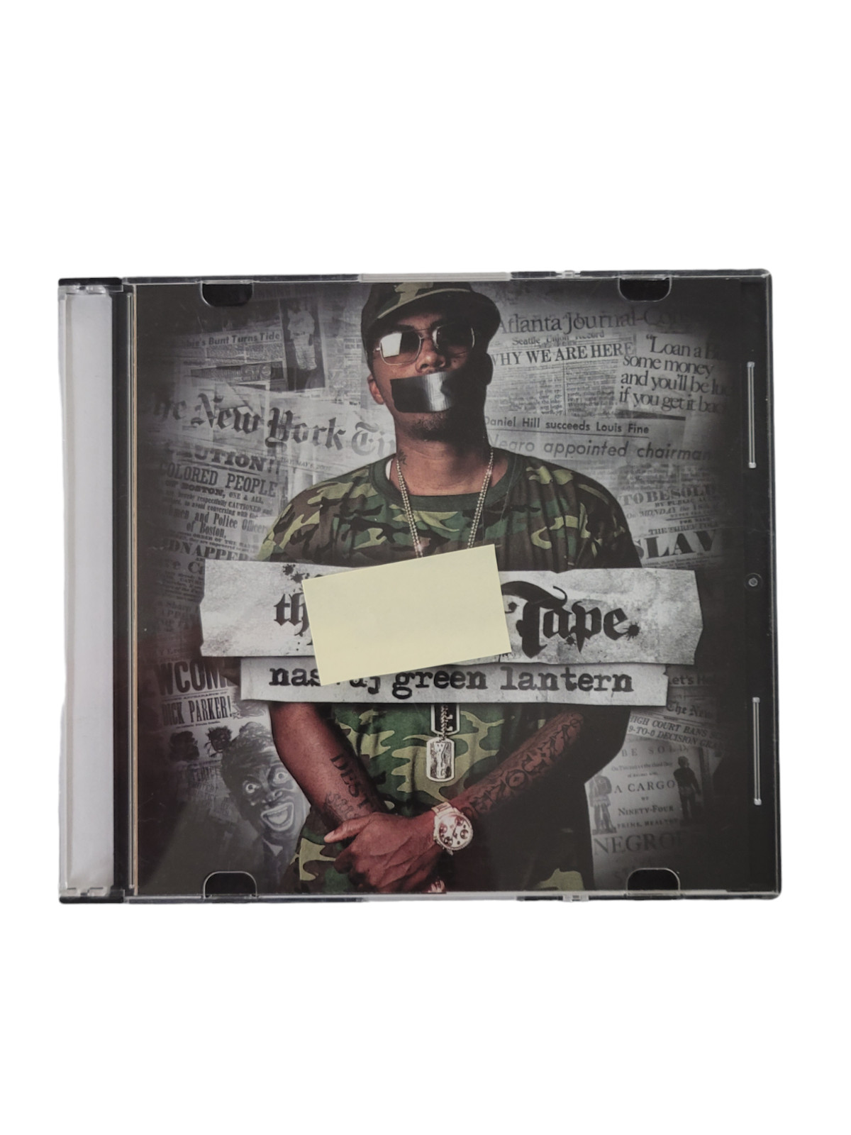EXTREMELY RARE/HTF NAS X DJ GREEN LANTERN MIXTAPE THE N***** TAPE 2016 HIP HOP