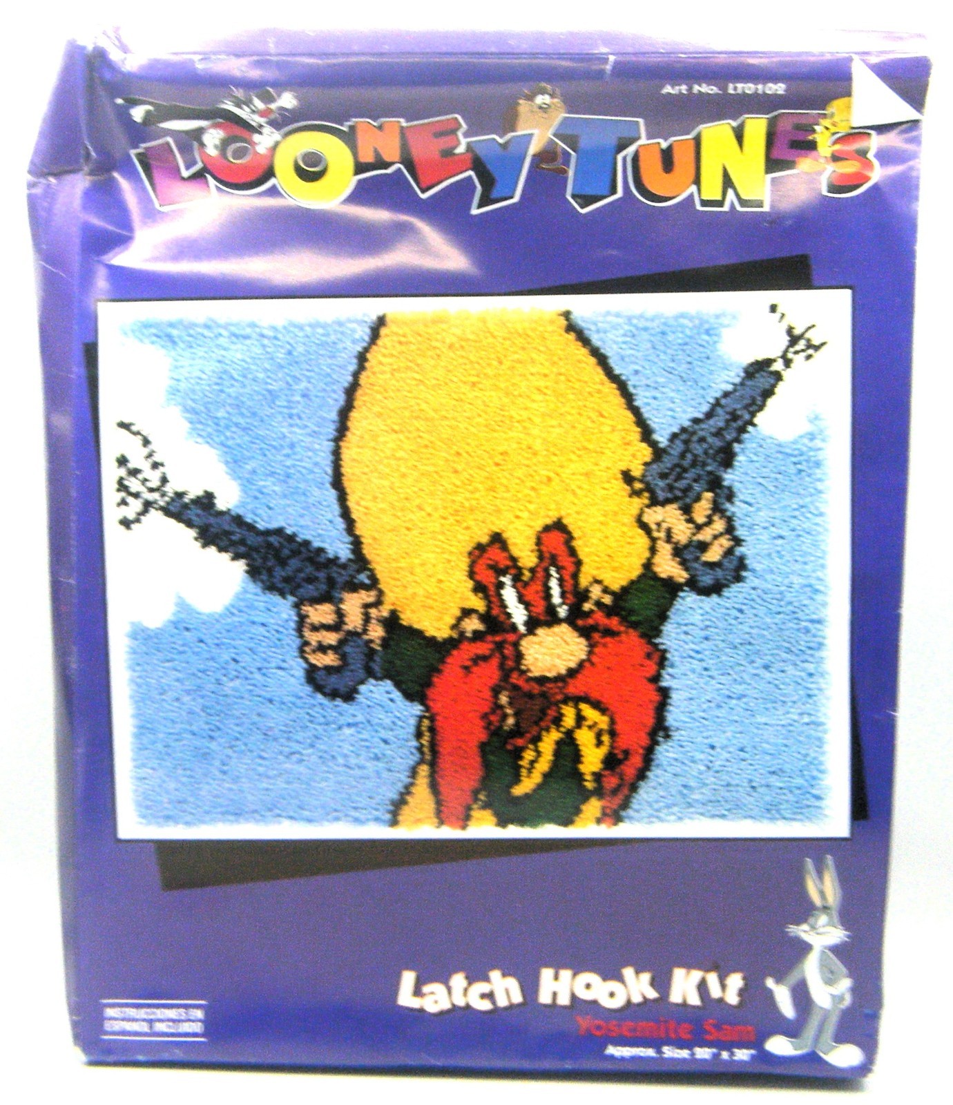 Yosemite Sam Caron Looney Tunes Latch Hook Kit LT0102 New in Box Rare Yosemite Sam Caron Looney Tunes Latch Hook Kit LT0102 New in Box Rare