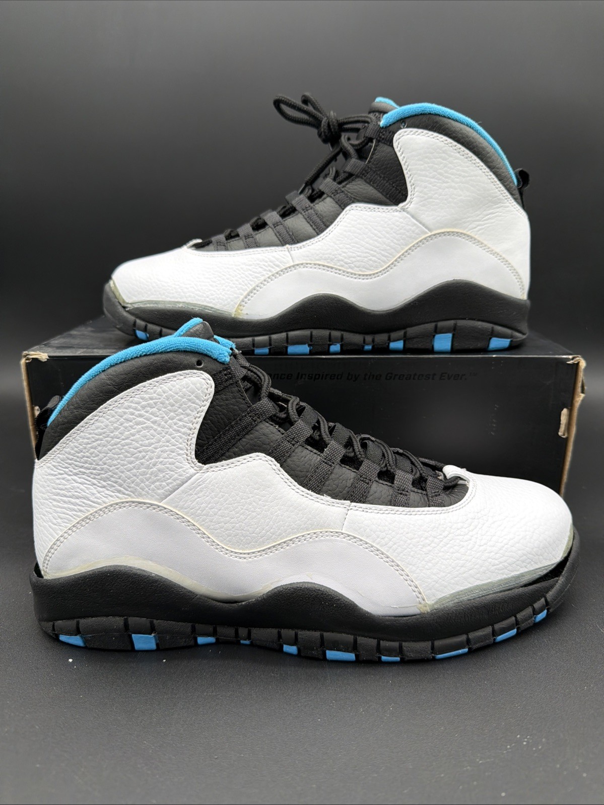 Size 10.5 - 2014 Nike Air Jordan 10 Retro Powder Blue Ds 310805-106 Size 10.5 - 2014 Nike Air Jordan 10 Retro Powder Blue Ds 310805-106