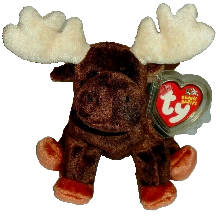 Ty Beanie Baby - ZEUS the Moose (6.5 Inch) NEW MWMTs Plush Stuffed Animal Toy