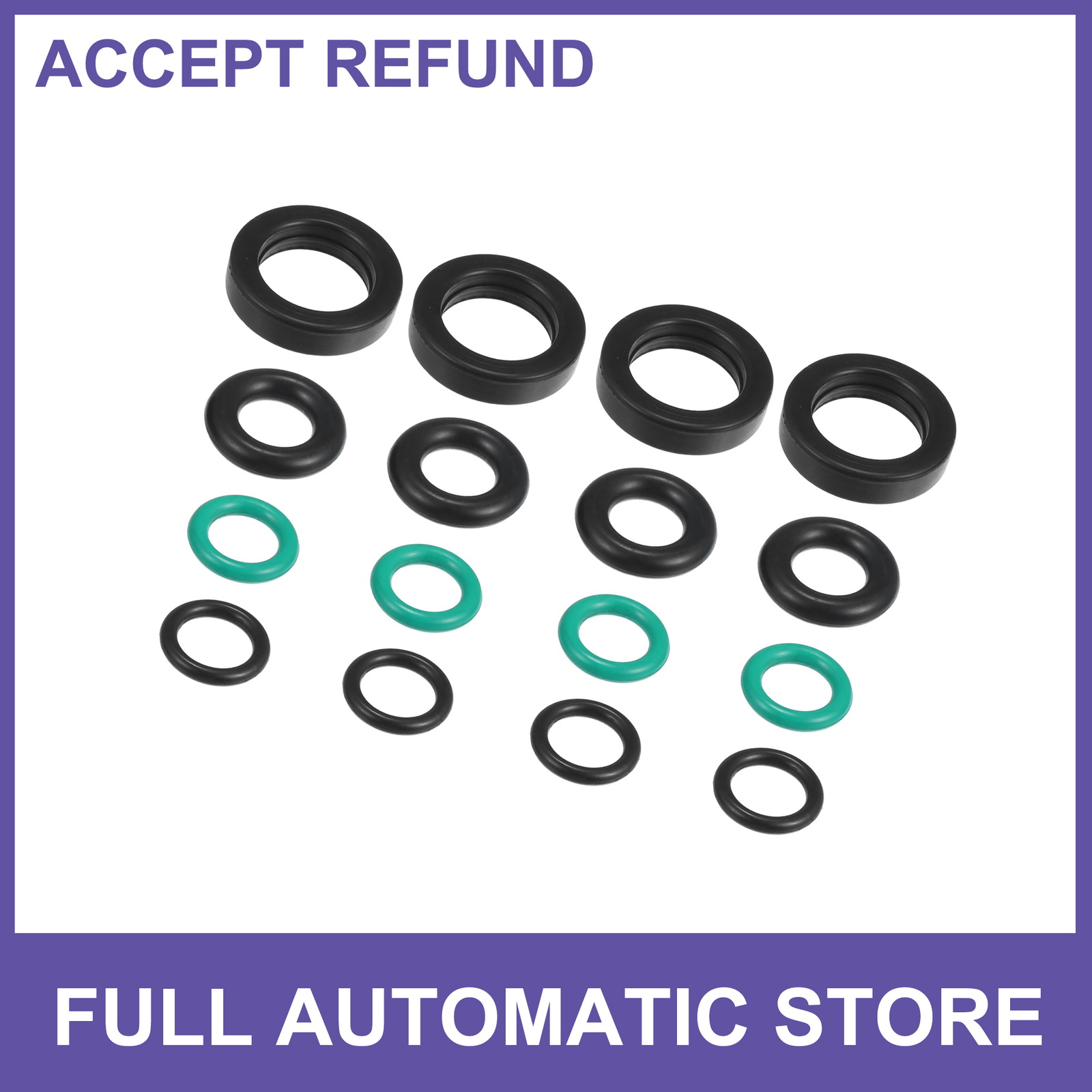 Fuel Injector O Rings Repair Kit 4 Set Custom for Honda Accord Civic 1988-2002 Fuel Injector O Rings Repair Kit 4 Set Custom for Honda Accord Civic 1988-2002