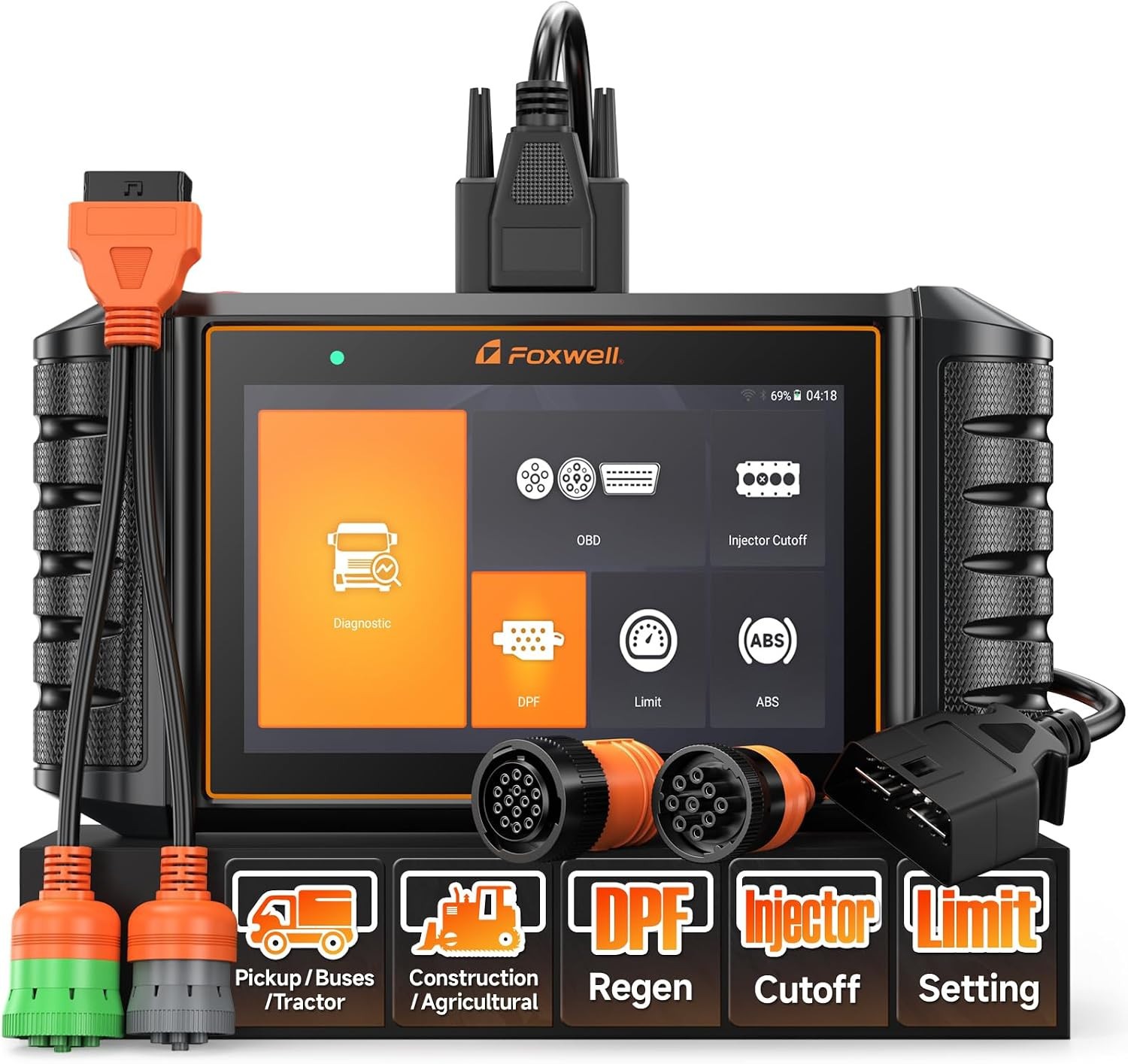 FOXWELL HD500 Heavy Duty Truck Scanner Diesel Diagnostic Scan Tool Speed Limit FOXWELL HD500 Heavy Duty Truck Scanner Diesel Diagnostic Scan Tool Speed Limit